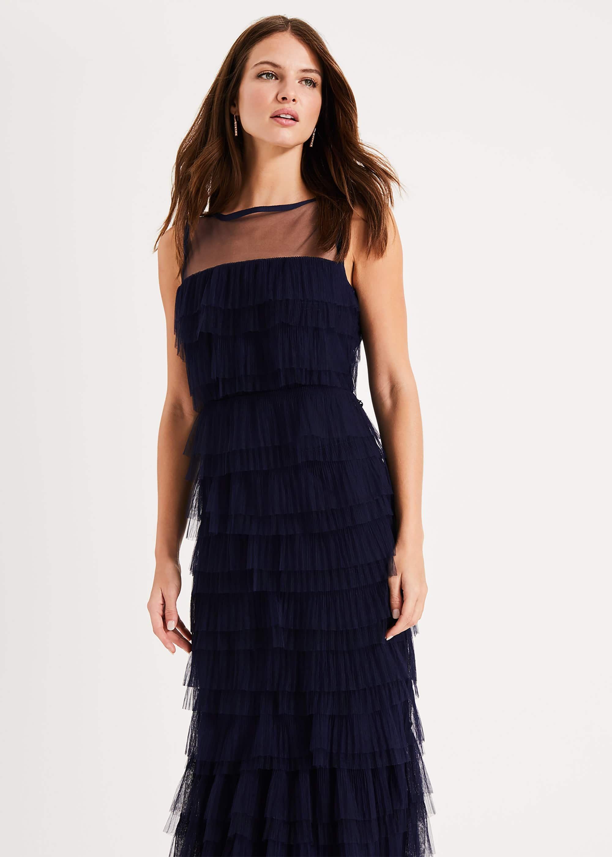 Fleur Tiered Tulle Maxi Dress