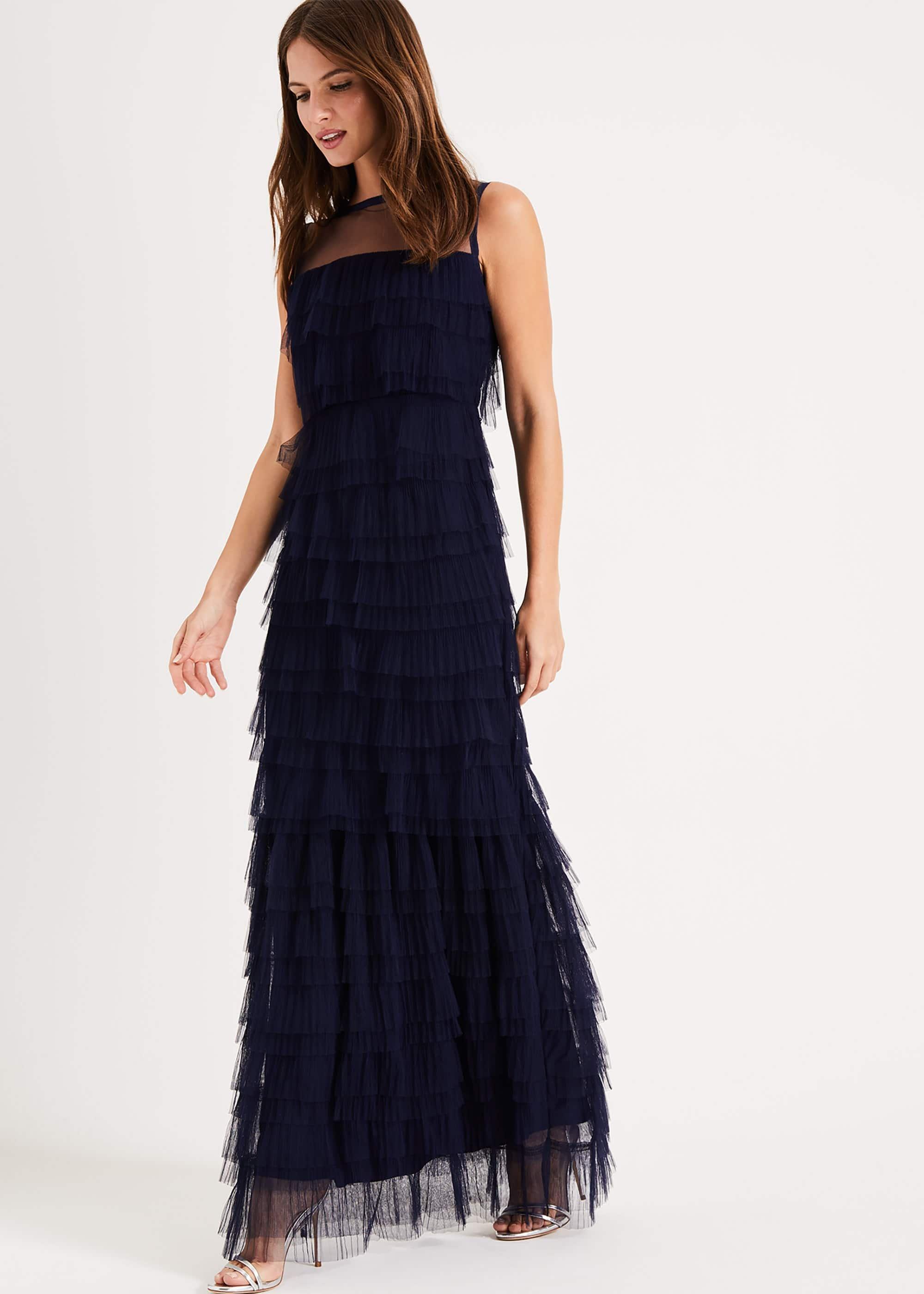 Fleur Tiered Tulle Maxi Dress