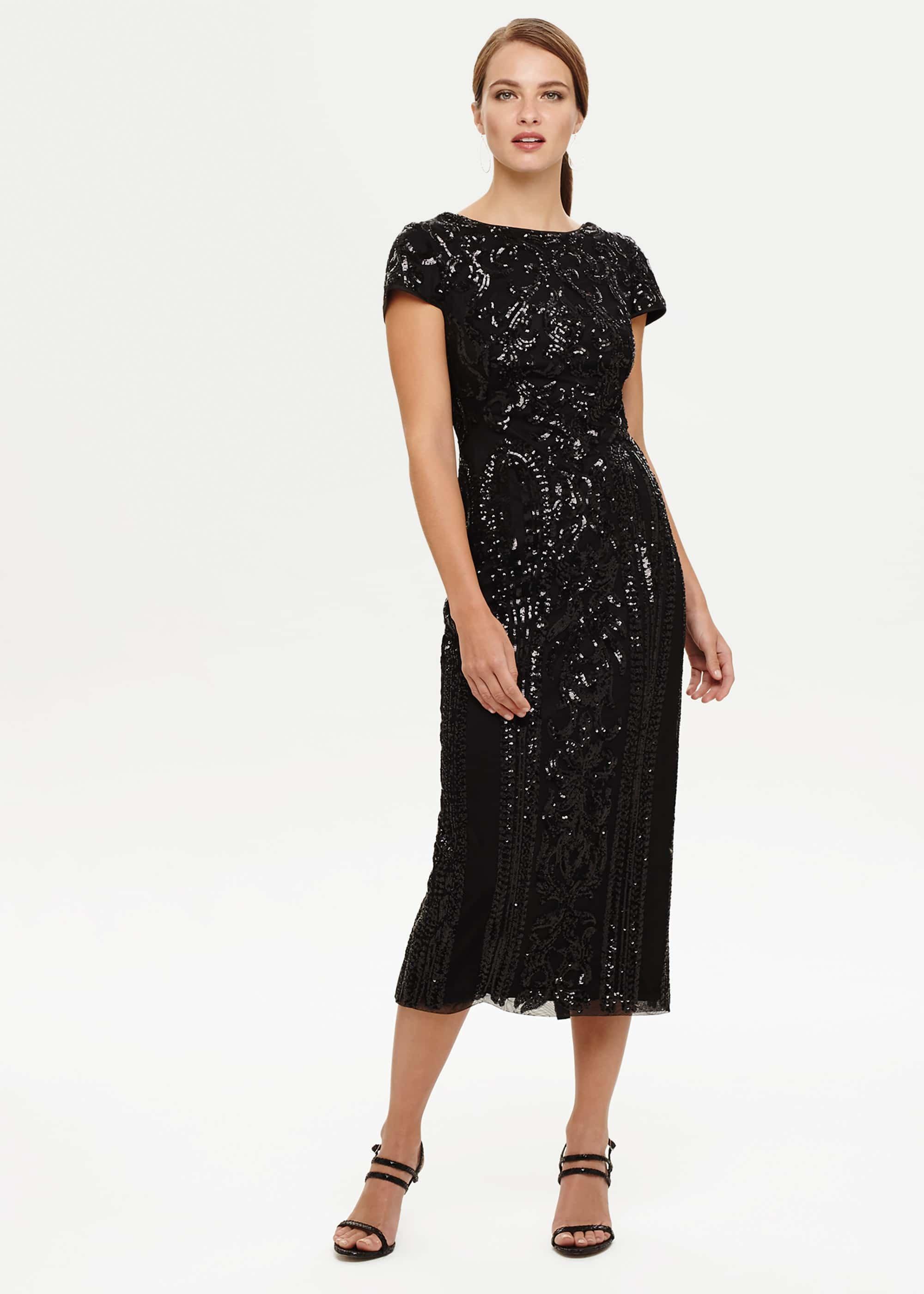 Malory Sequined Midi Dress