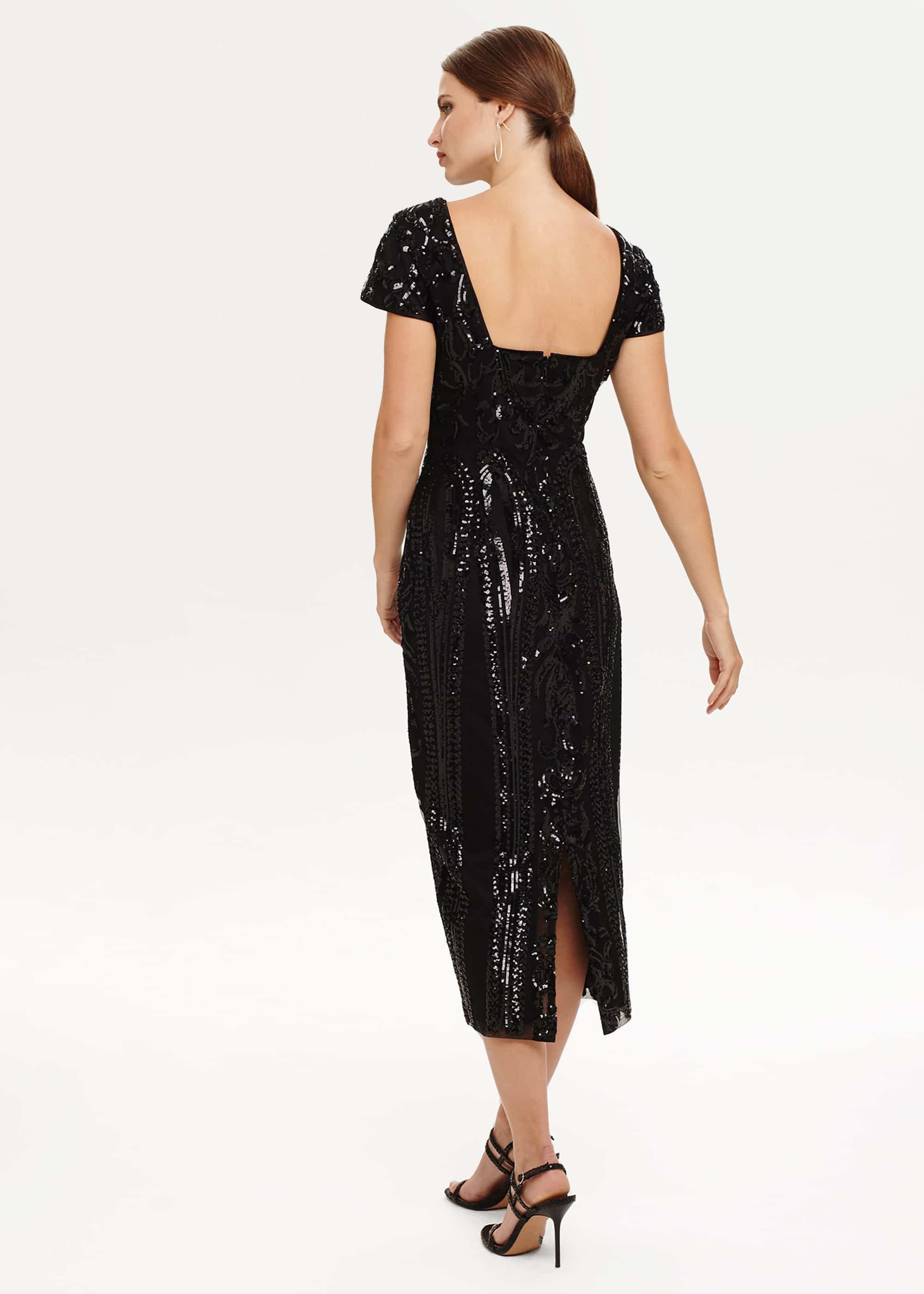 Malory Sequined Midi Dress