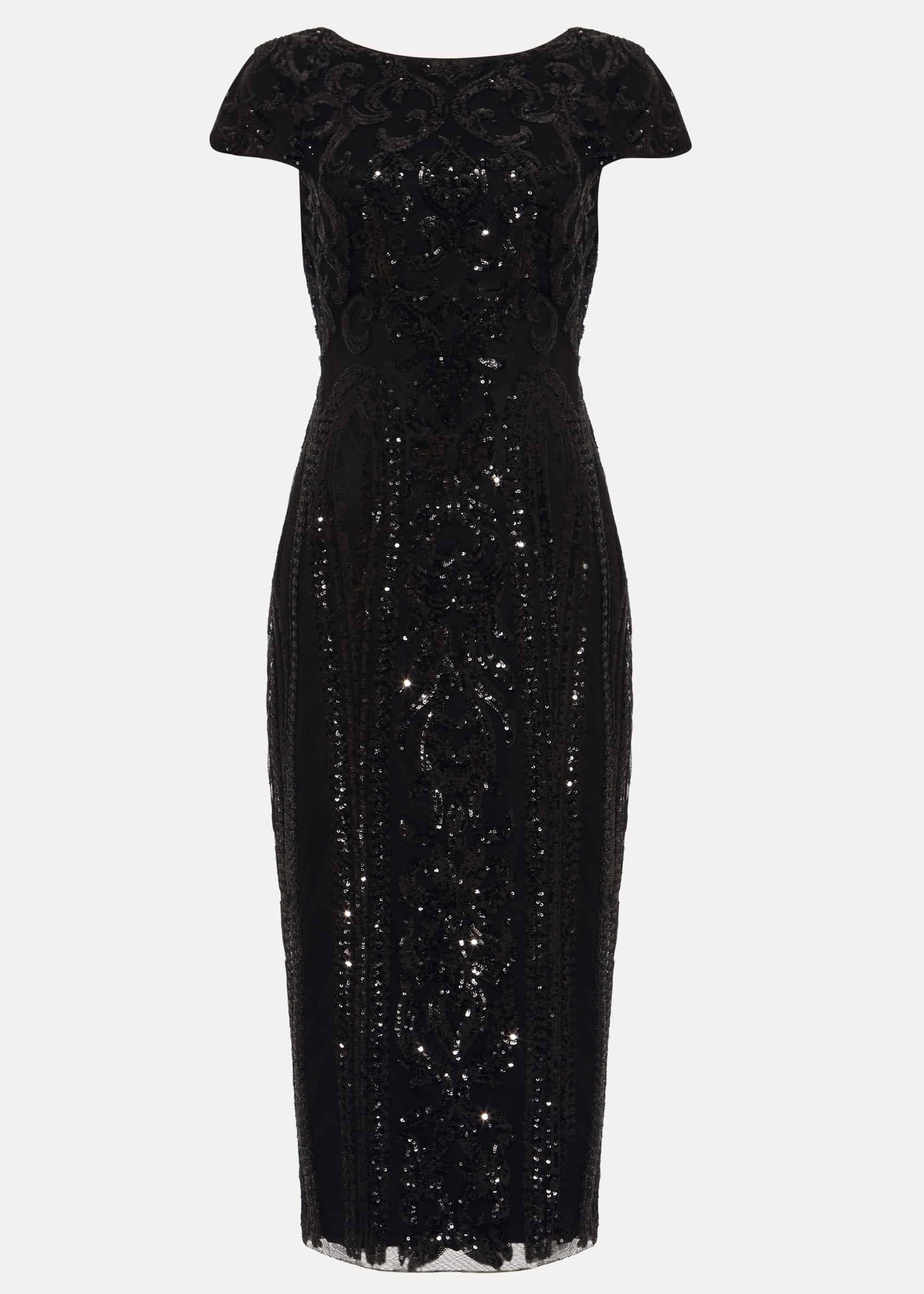 Malory Sequined Midi Dress