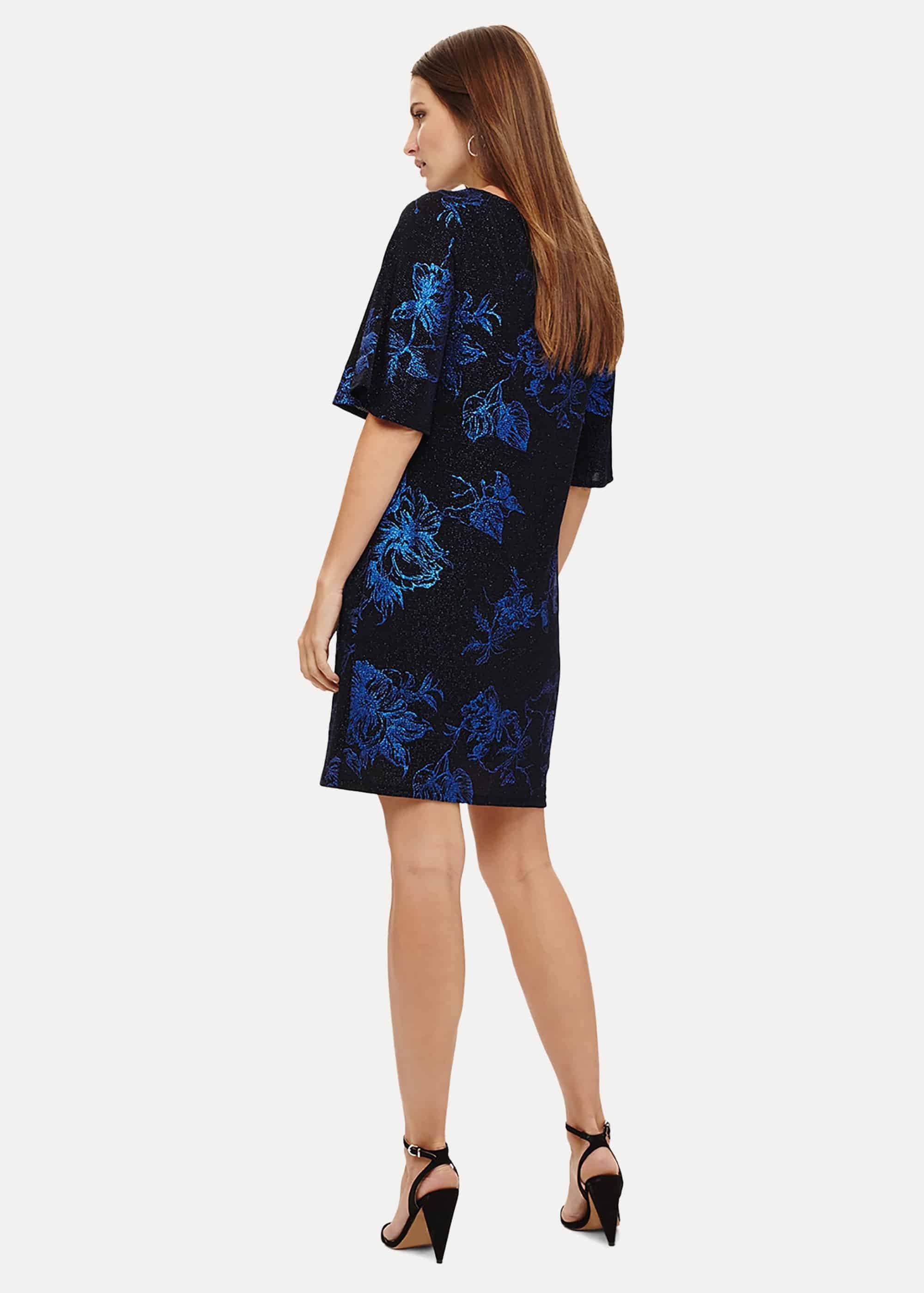 Flynn Floral Jacquard Dress