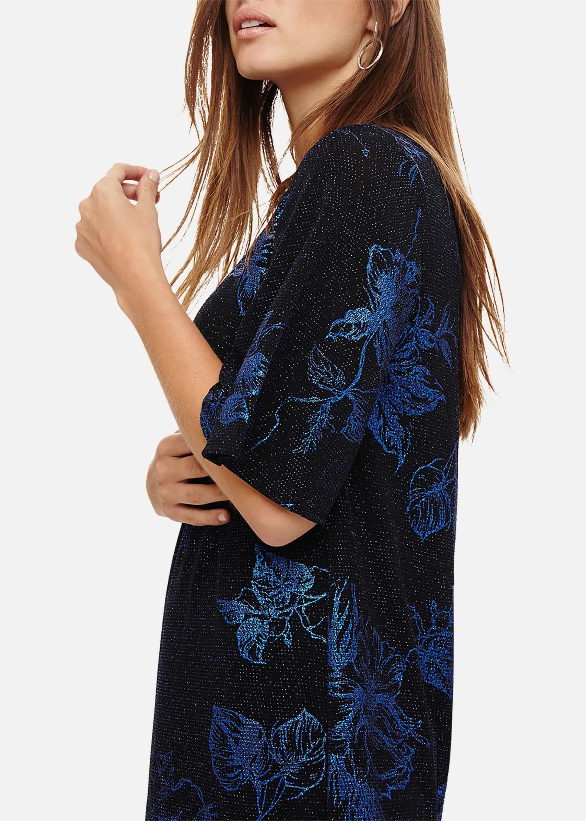 Flynn Floral Jacquard Dress