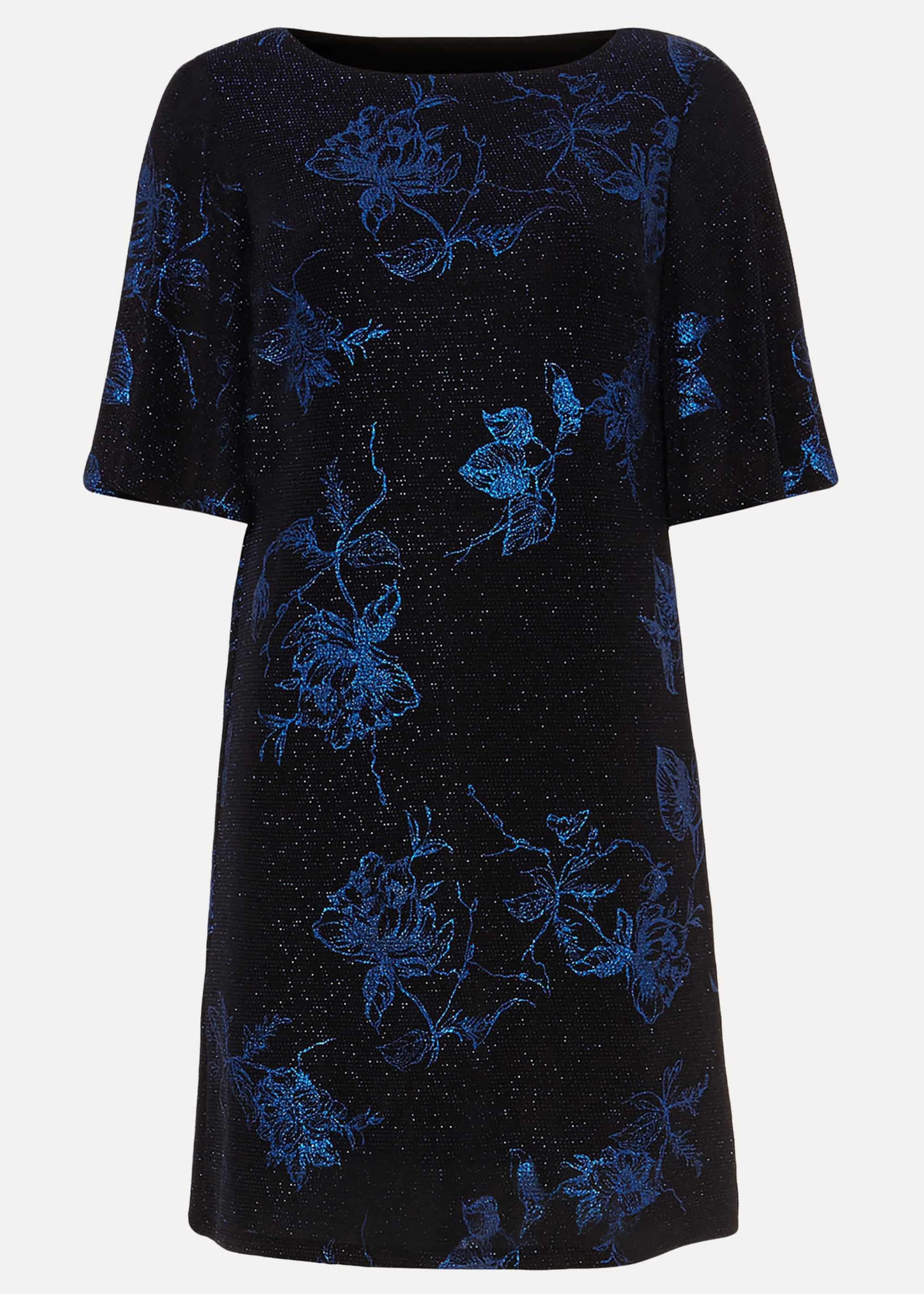 Flynn Floral Jacquard Dress