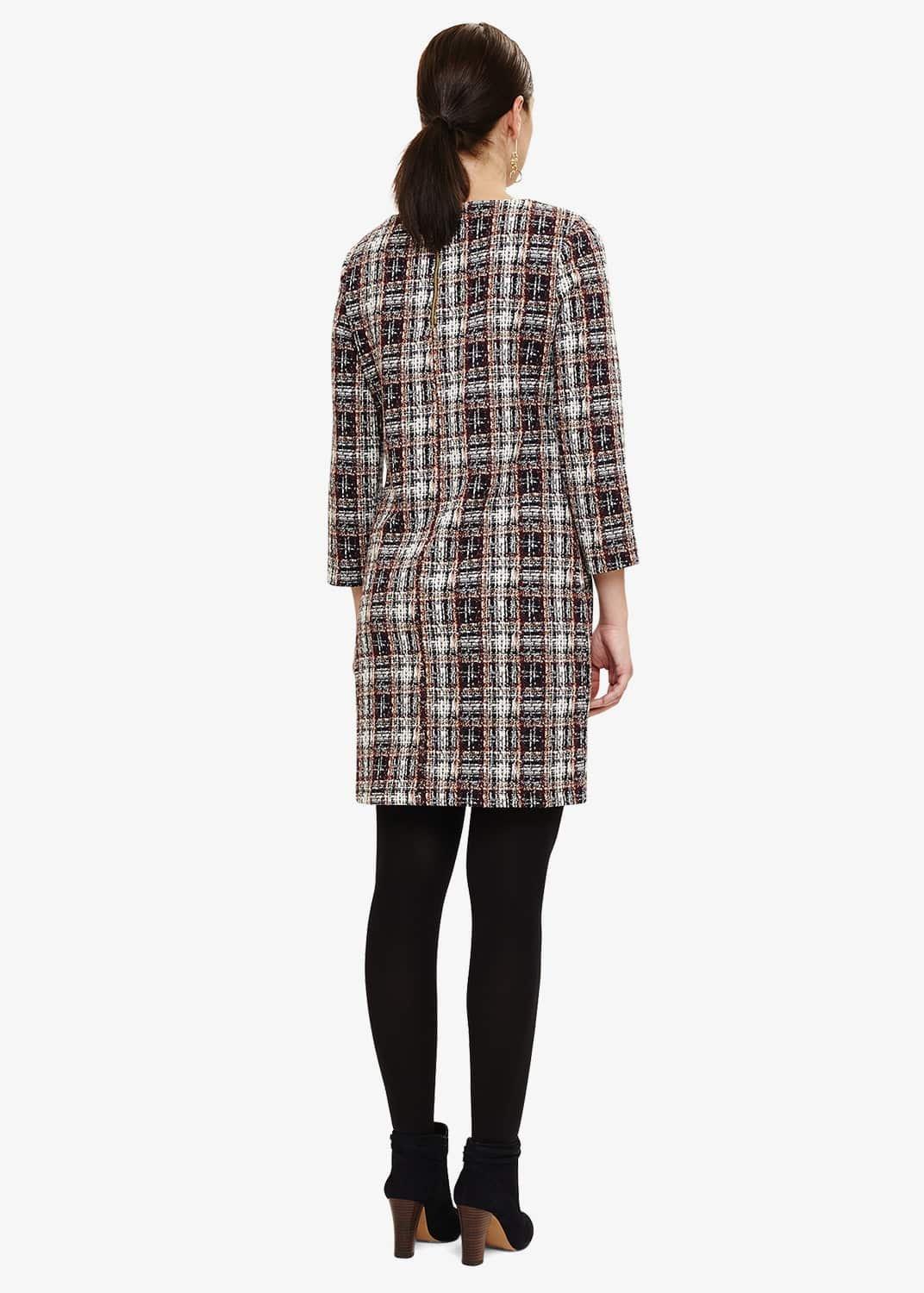 Chasity Check Tunic Dress