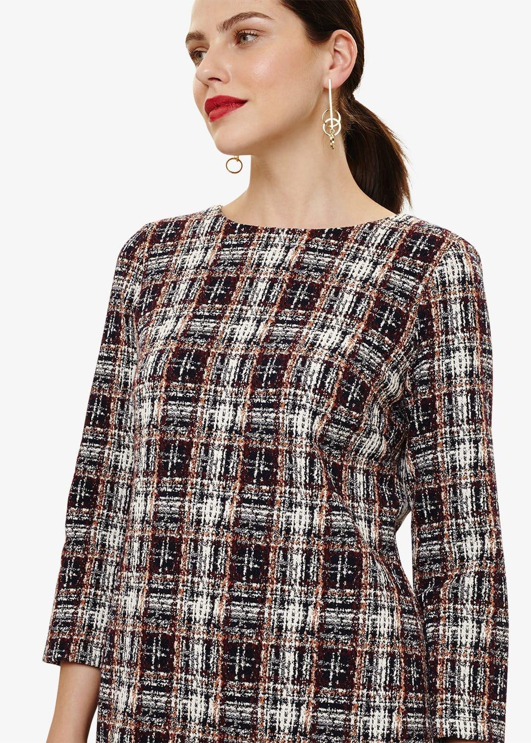 Chasity Check Tunic Dress