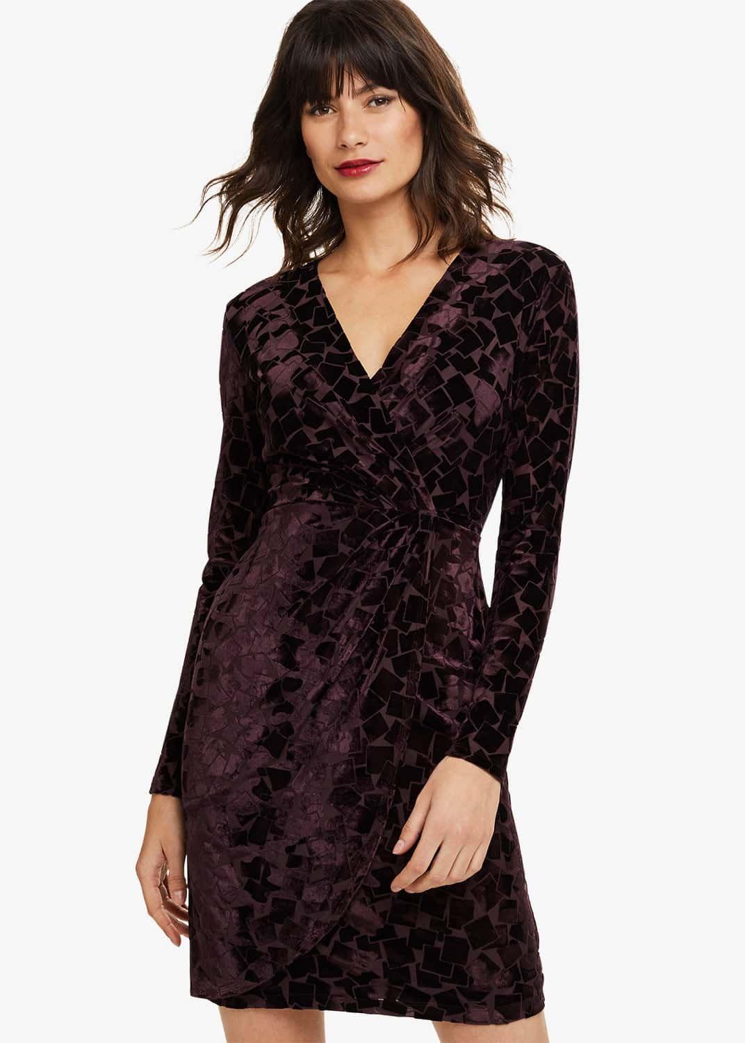 Stella Velvet Wrap Dress