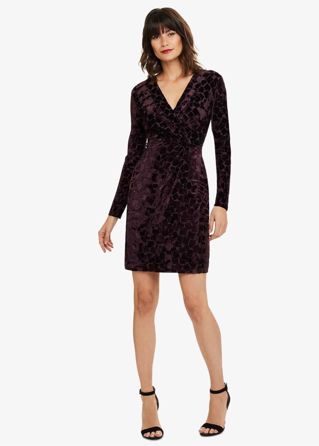 Stella Velvet Wrap Dress