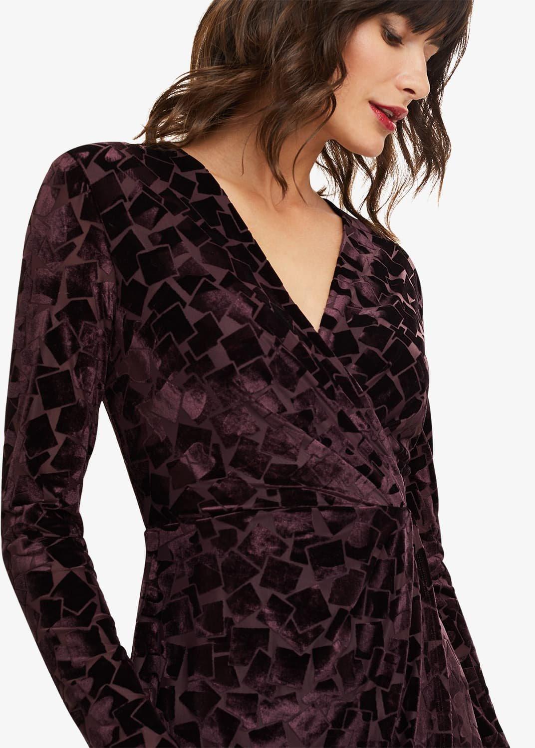 Stella Velvet Wrap Dress