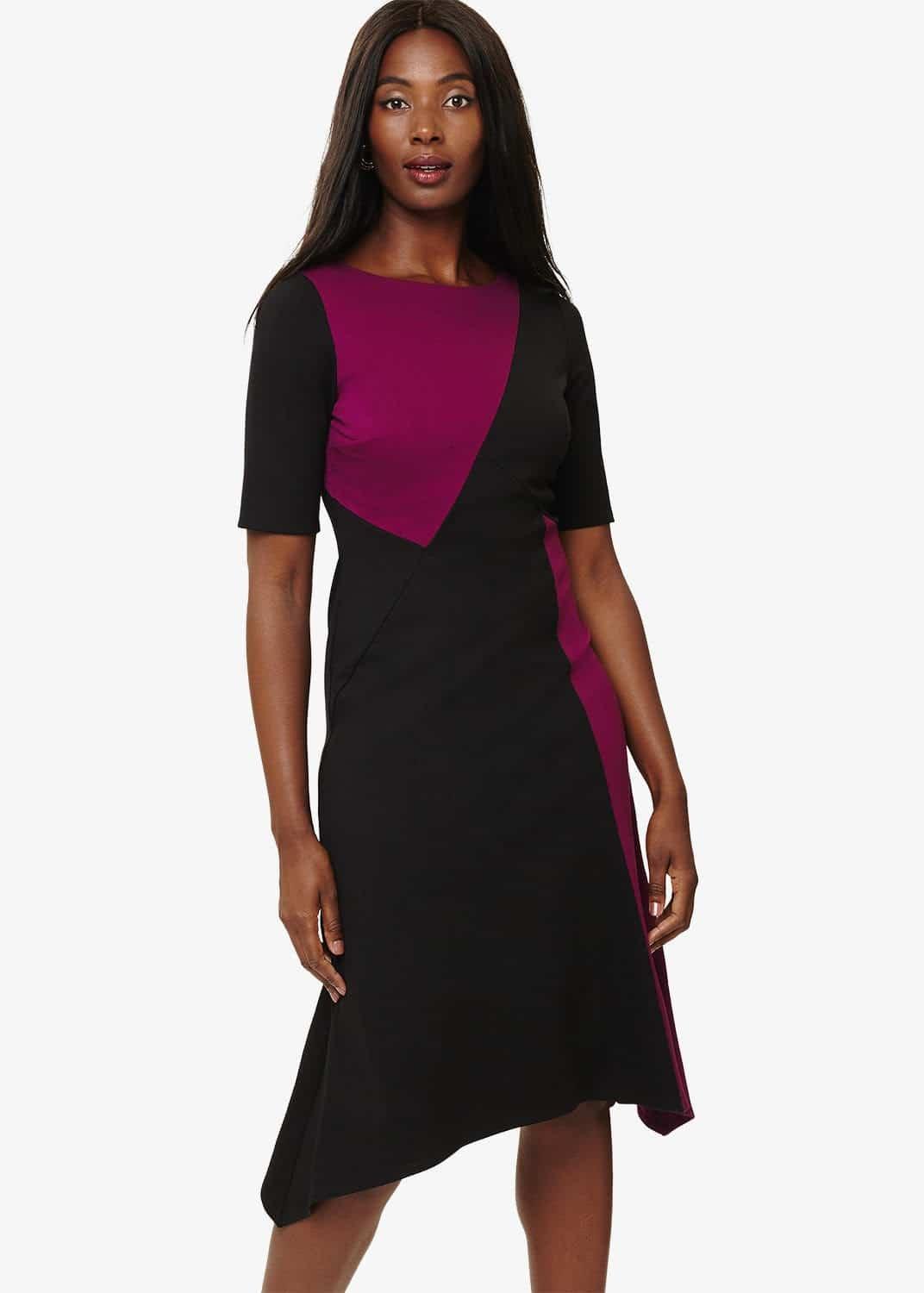 Colour Block Court Dress