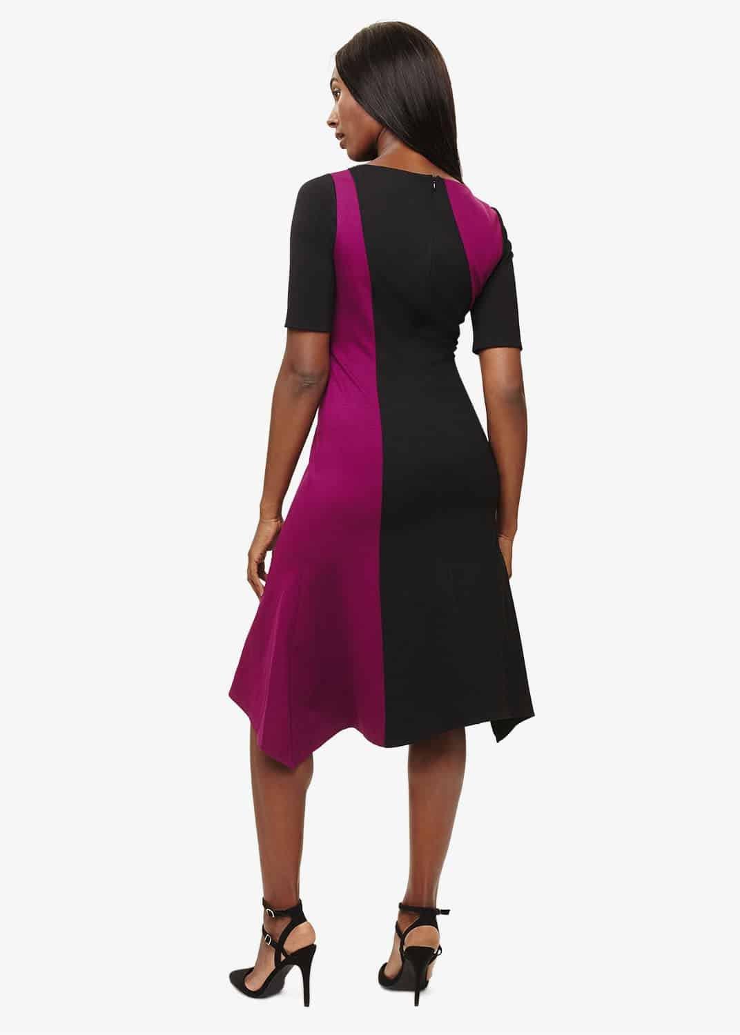 Colour Block Court Dress