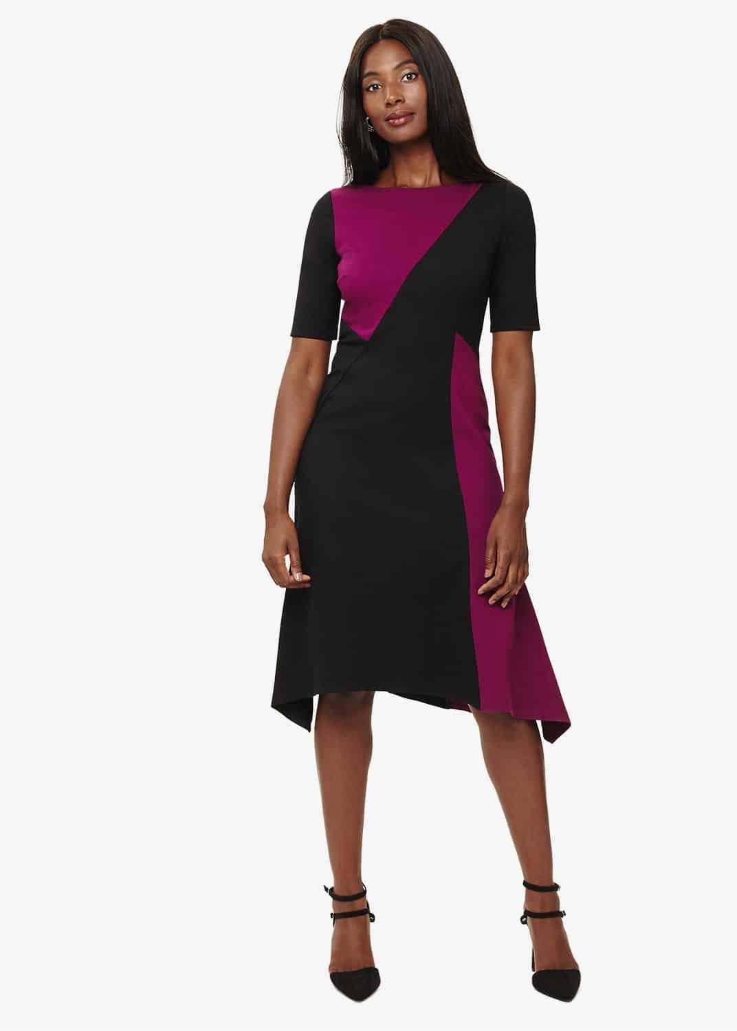Colour Block Court Dress