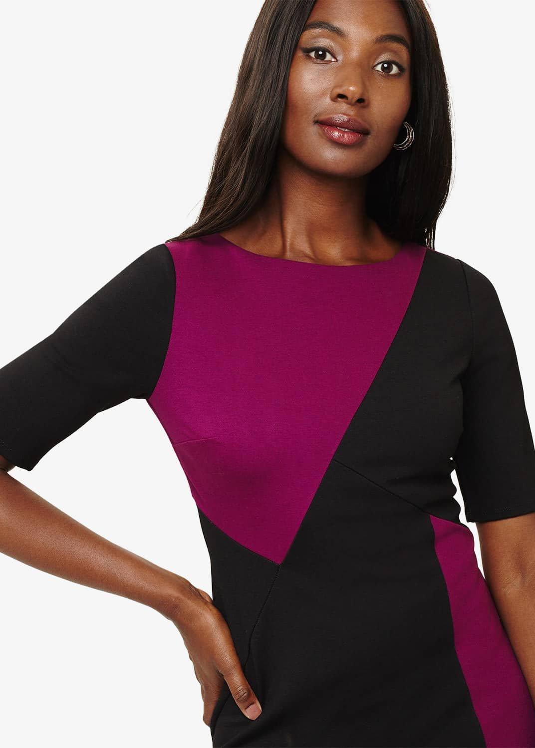 Colour Block Court Dress