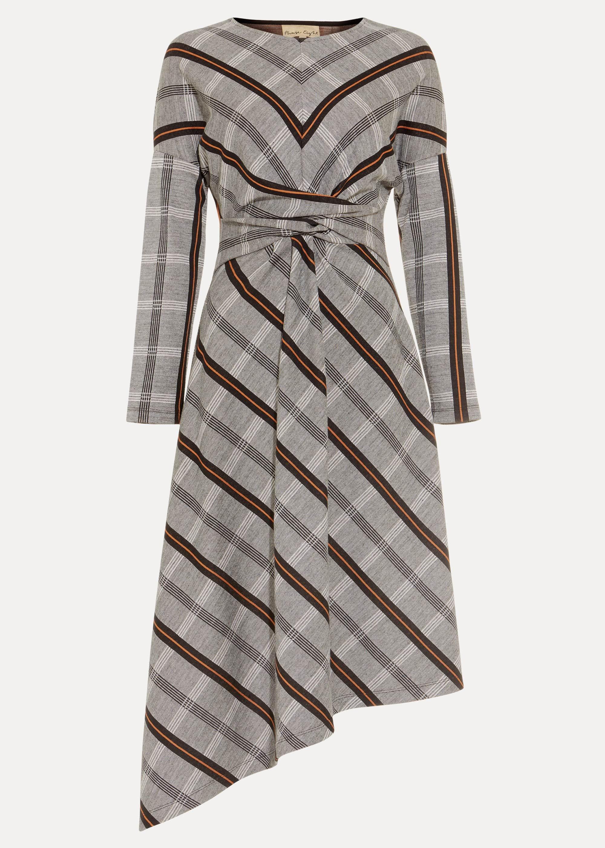 Cicilia Check Midi Dress