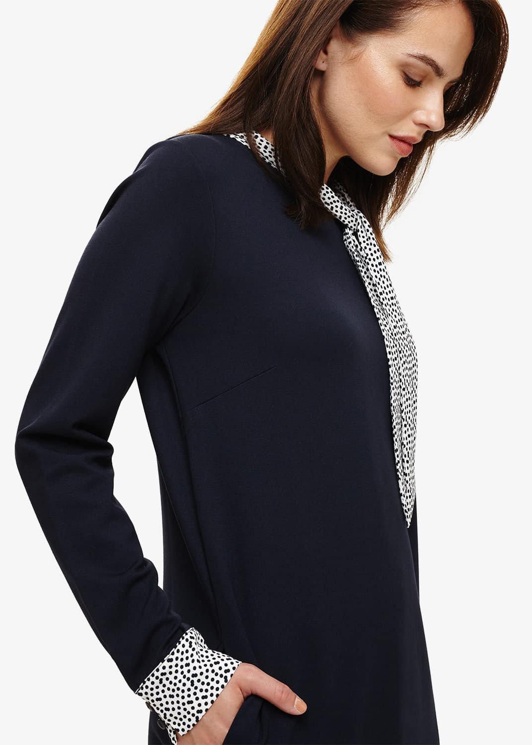 Tawny Tie Neck Dress