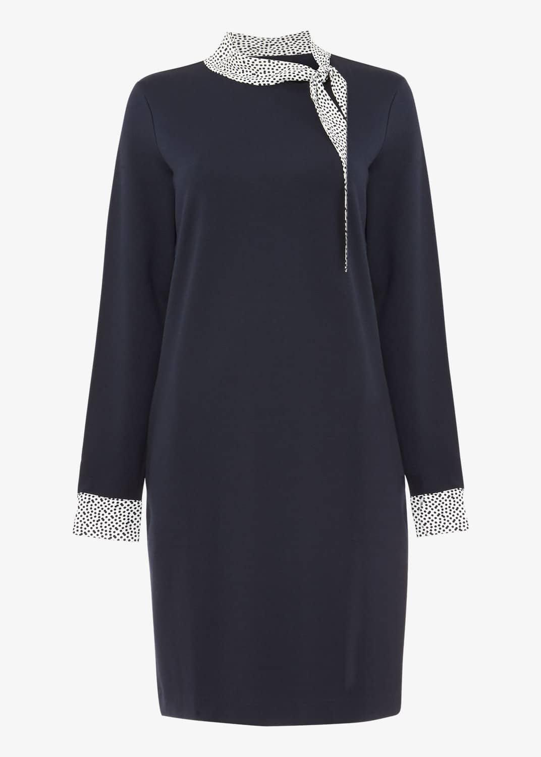 Tawny Tie Neck Dress