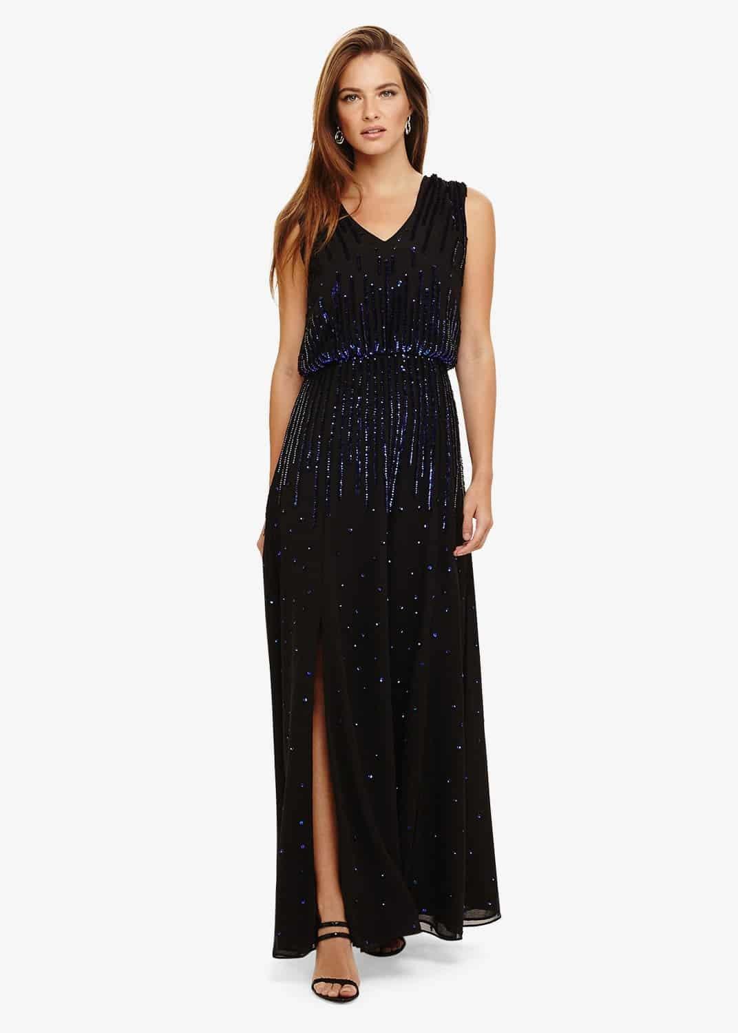 Mia Placement Sequin Dress