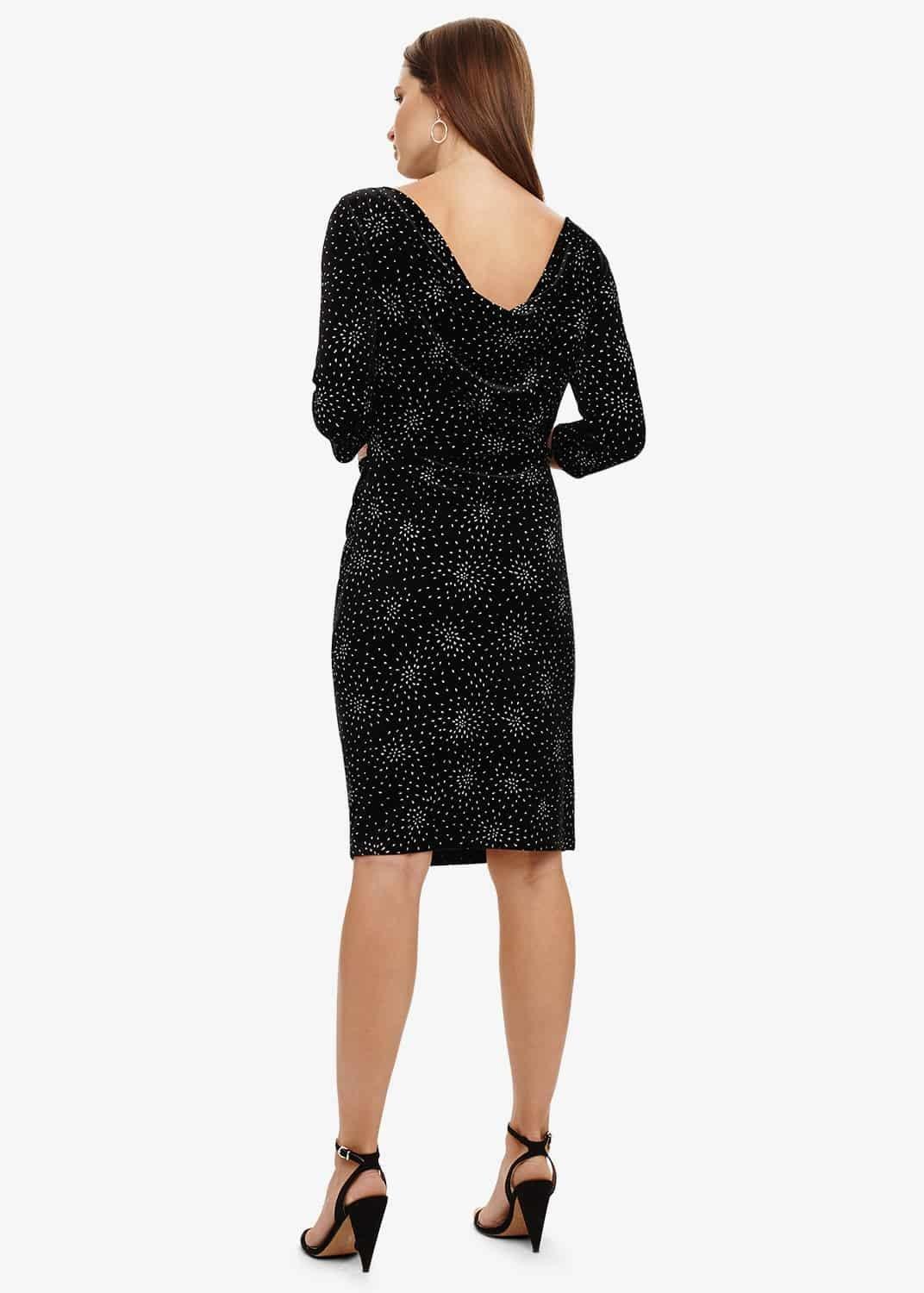 Luisa Twinkle Velvet Dress