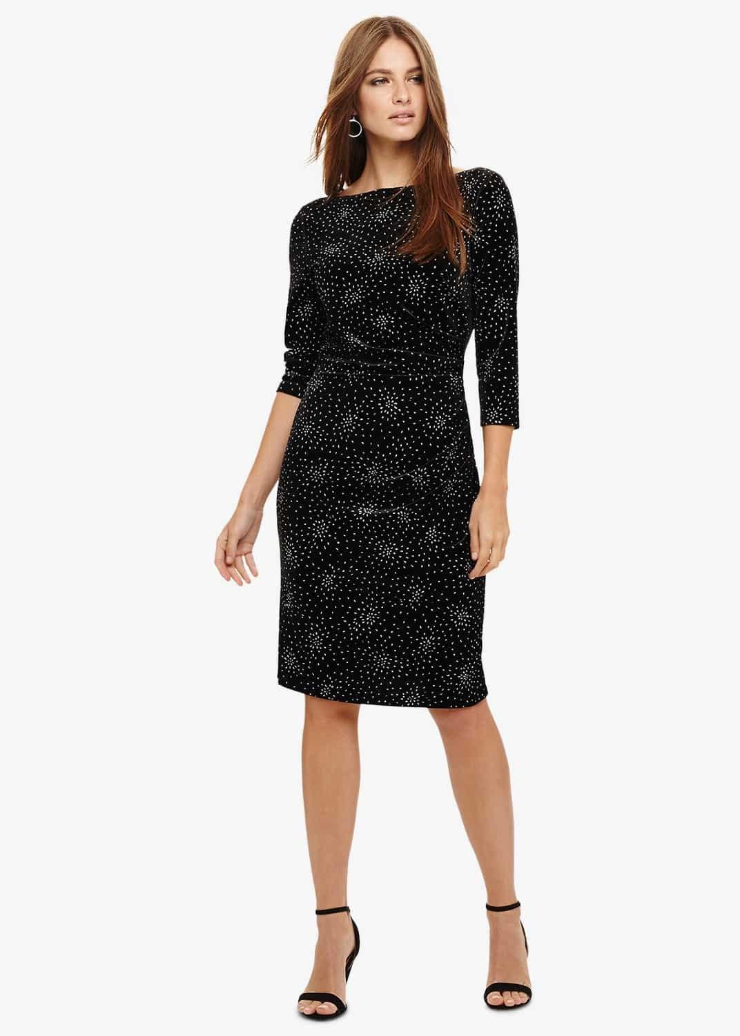 Luisa Twinkle Velvet Dress