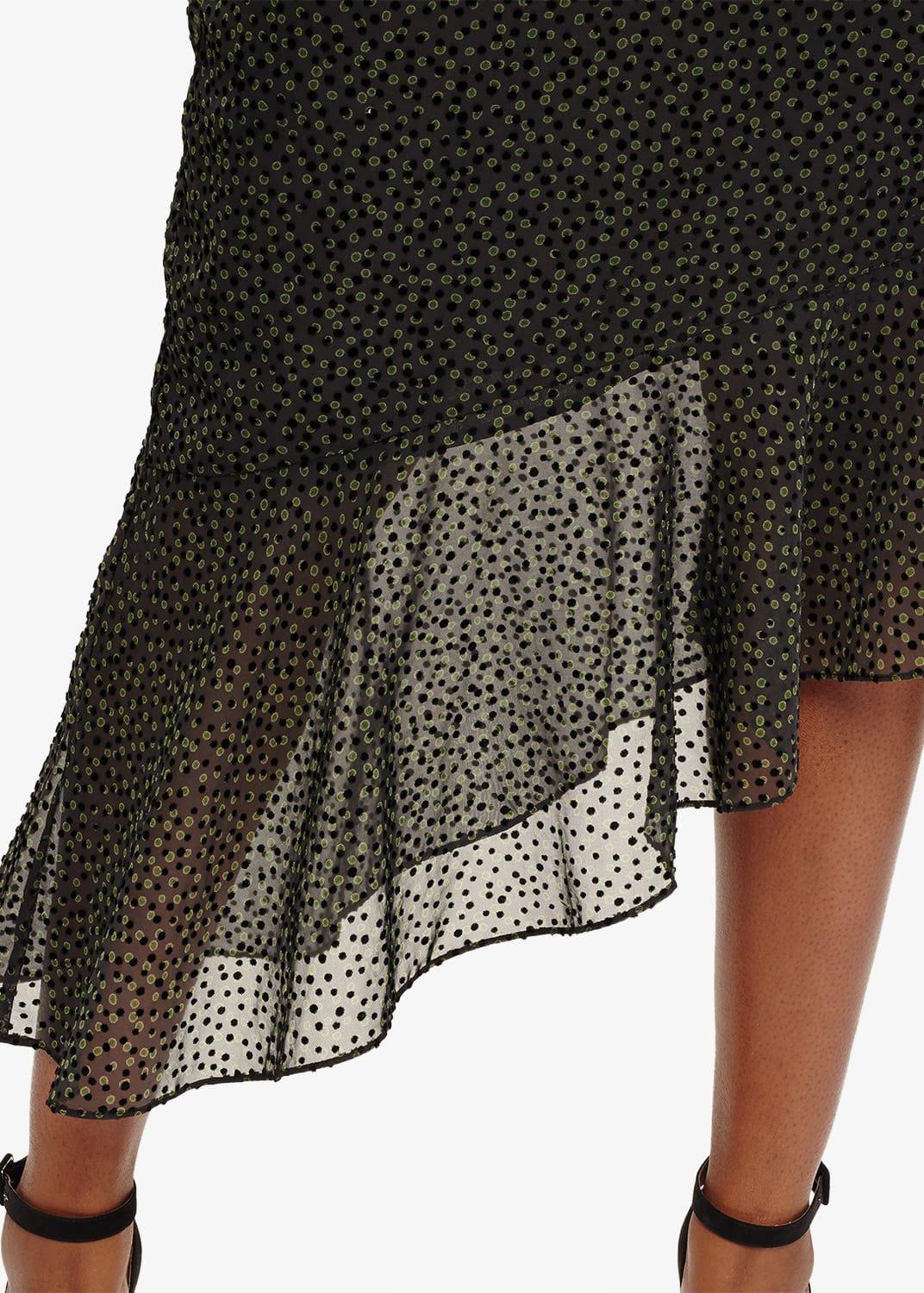 Dotty Burnout Dress