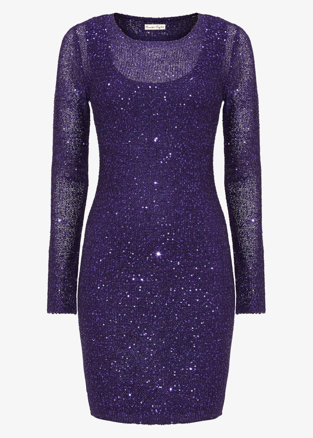 Juana Sequin Knitted Dress