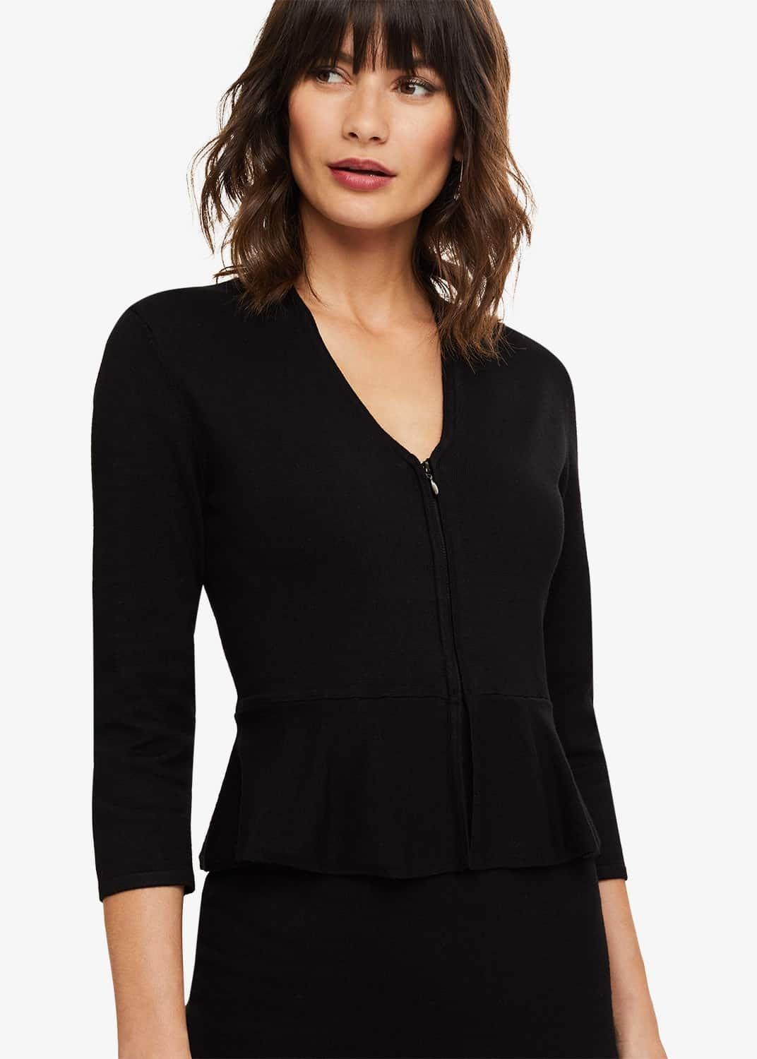 Zuria Peplum Knitted Dress