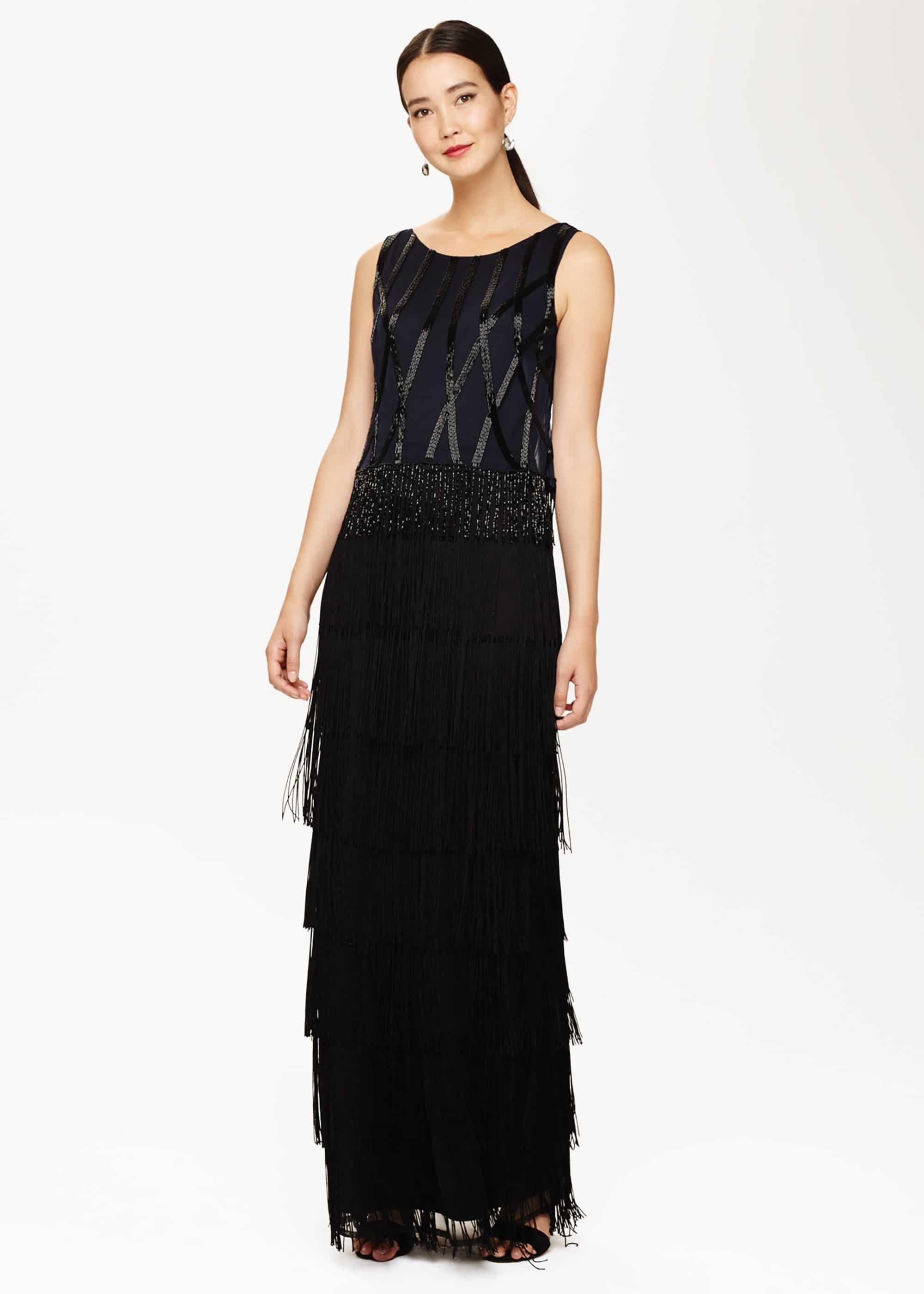 Viola Fringe Maxi Dress