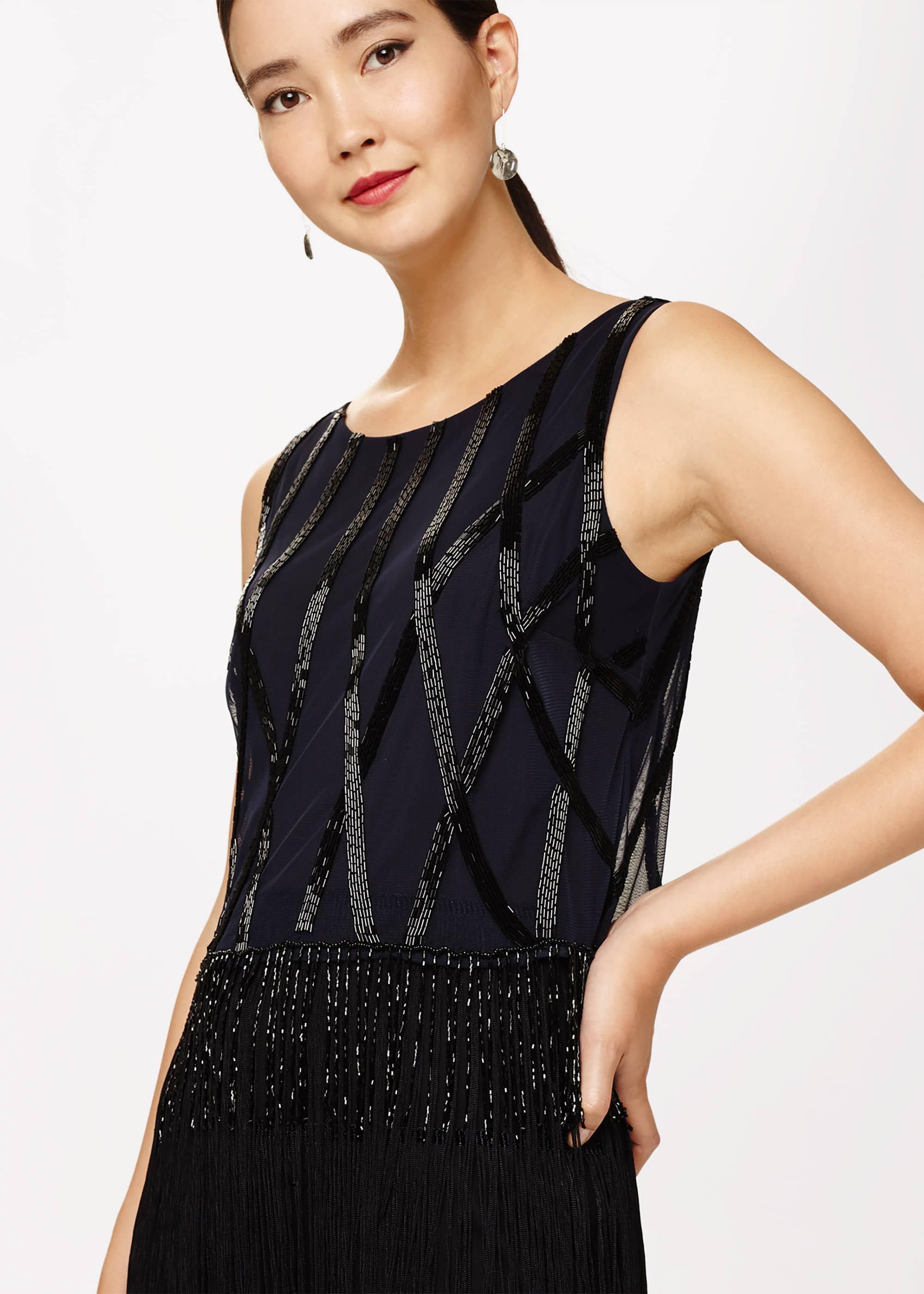Viola Fringe Maxi Dress