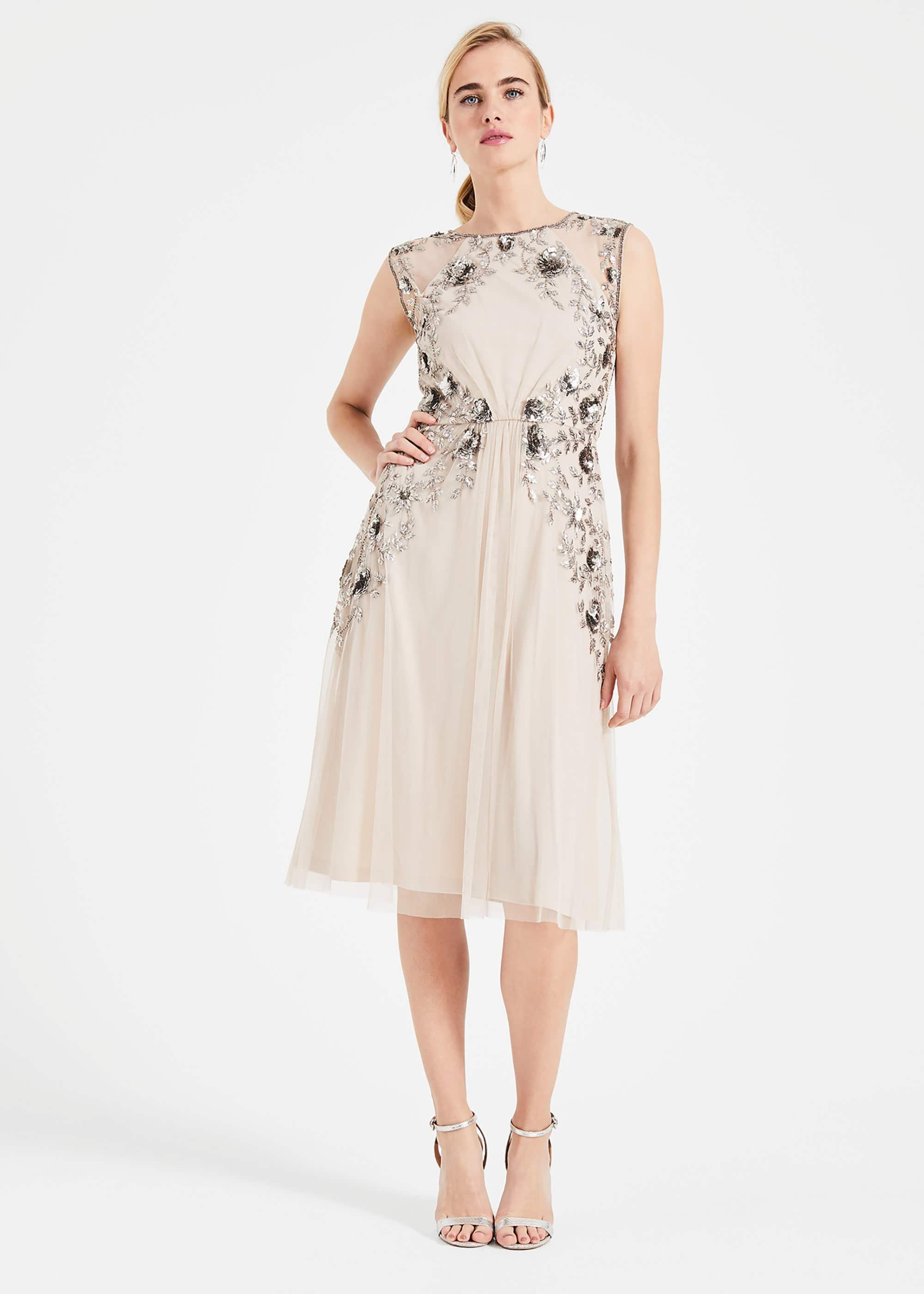 Toria Embellished Tulle Dress