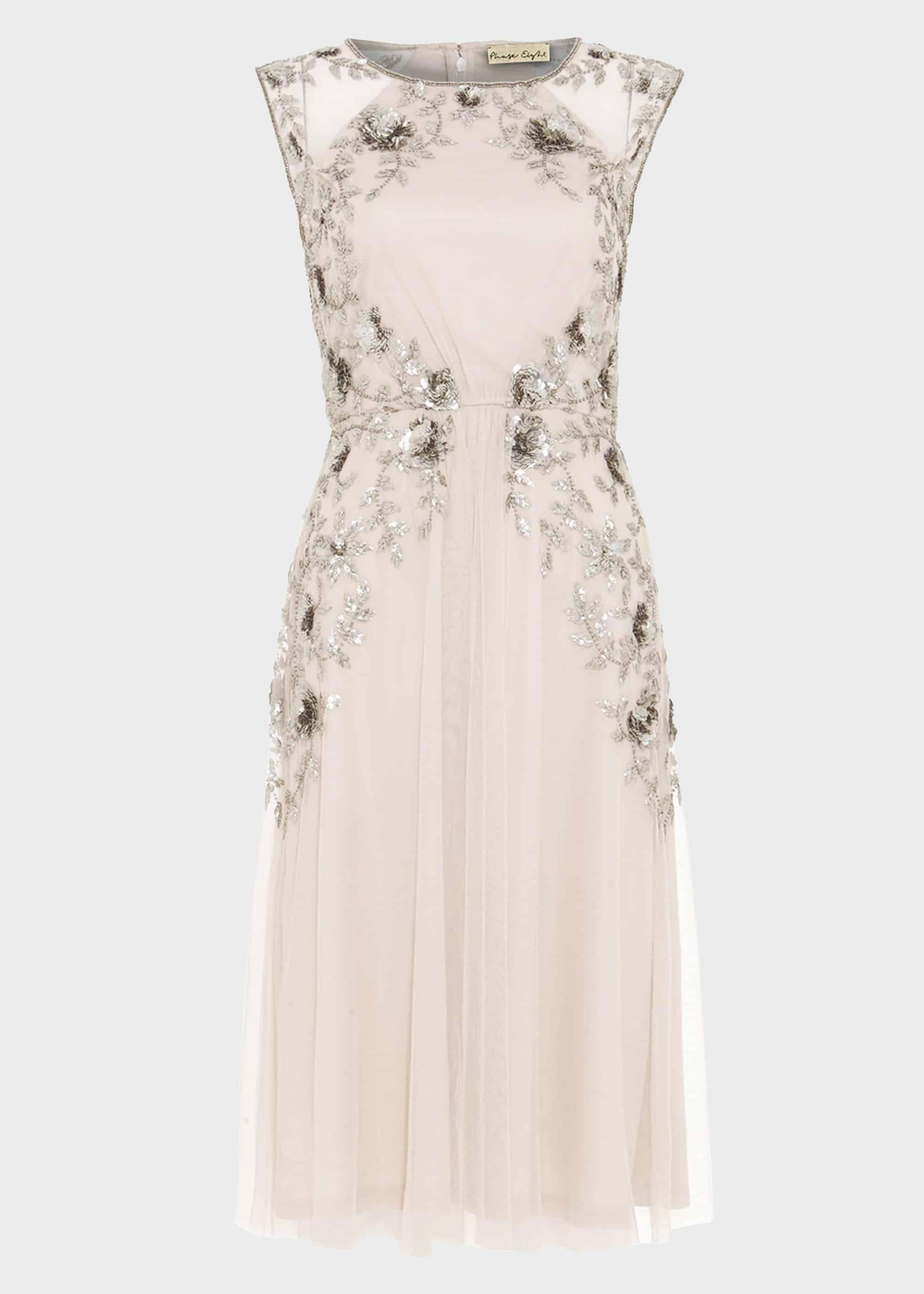 Toria Embellished Tulle Dress