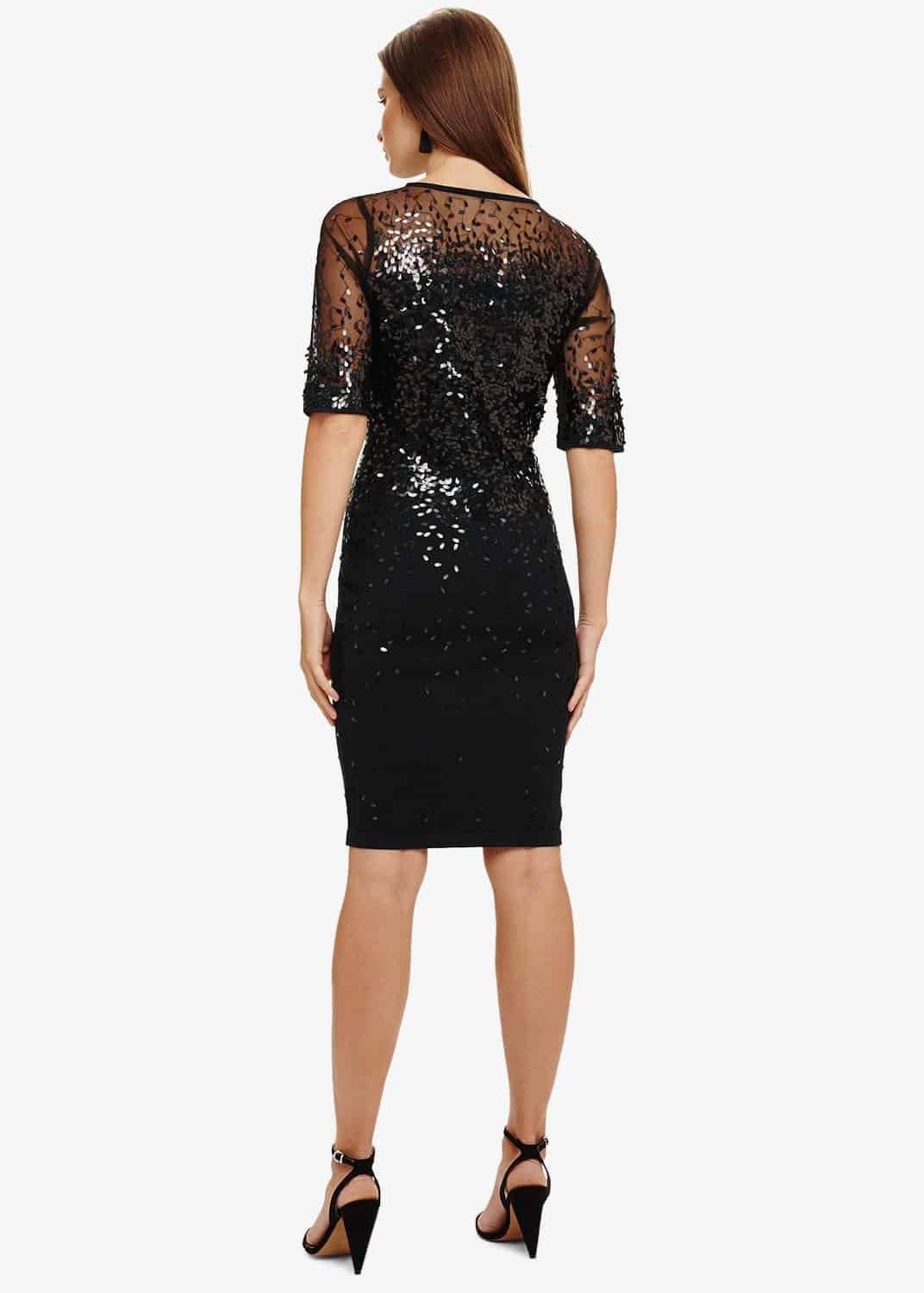 Orlena Ombre Sequin Knitted Dress