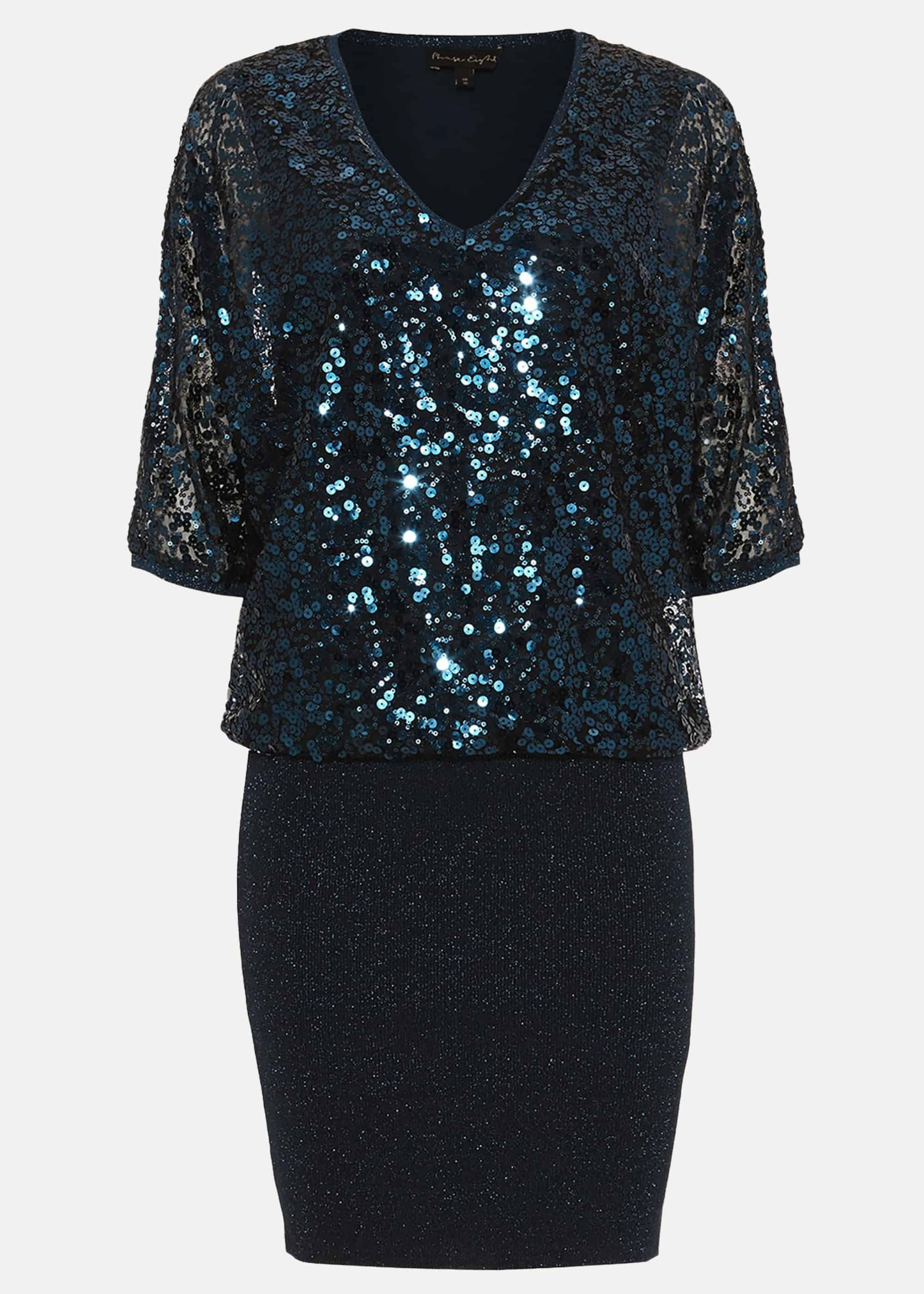 Becca Sequin Bodice Dress