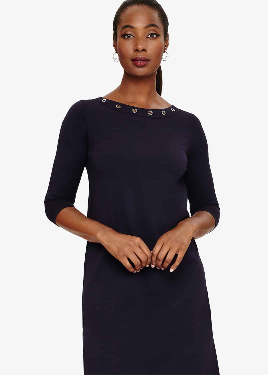 Esmerelda Eyelet Knitted Dress