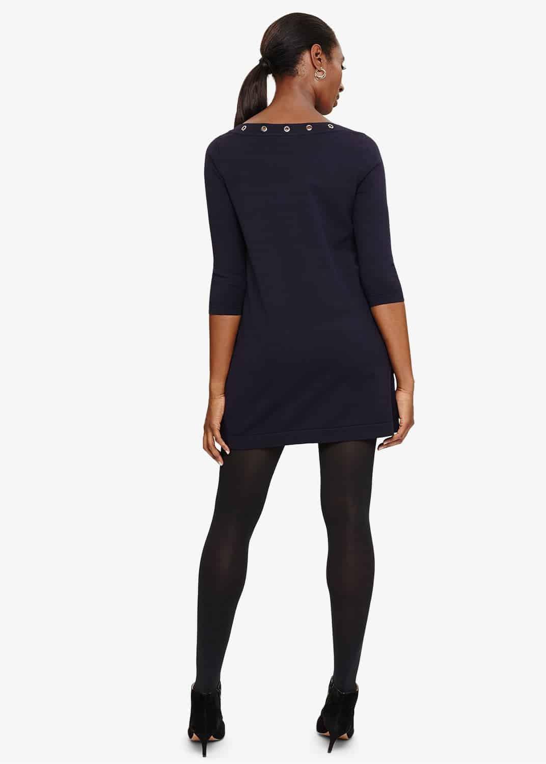 Esmerelda Eyelet Knitted Dress