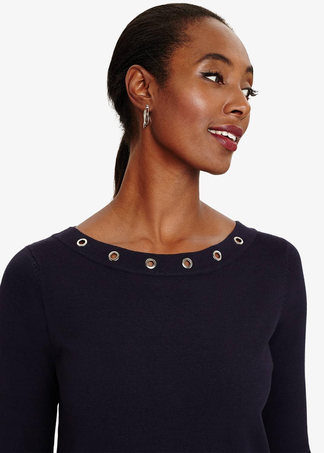 Esmerelda Eyelet Knitted Dress
