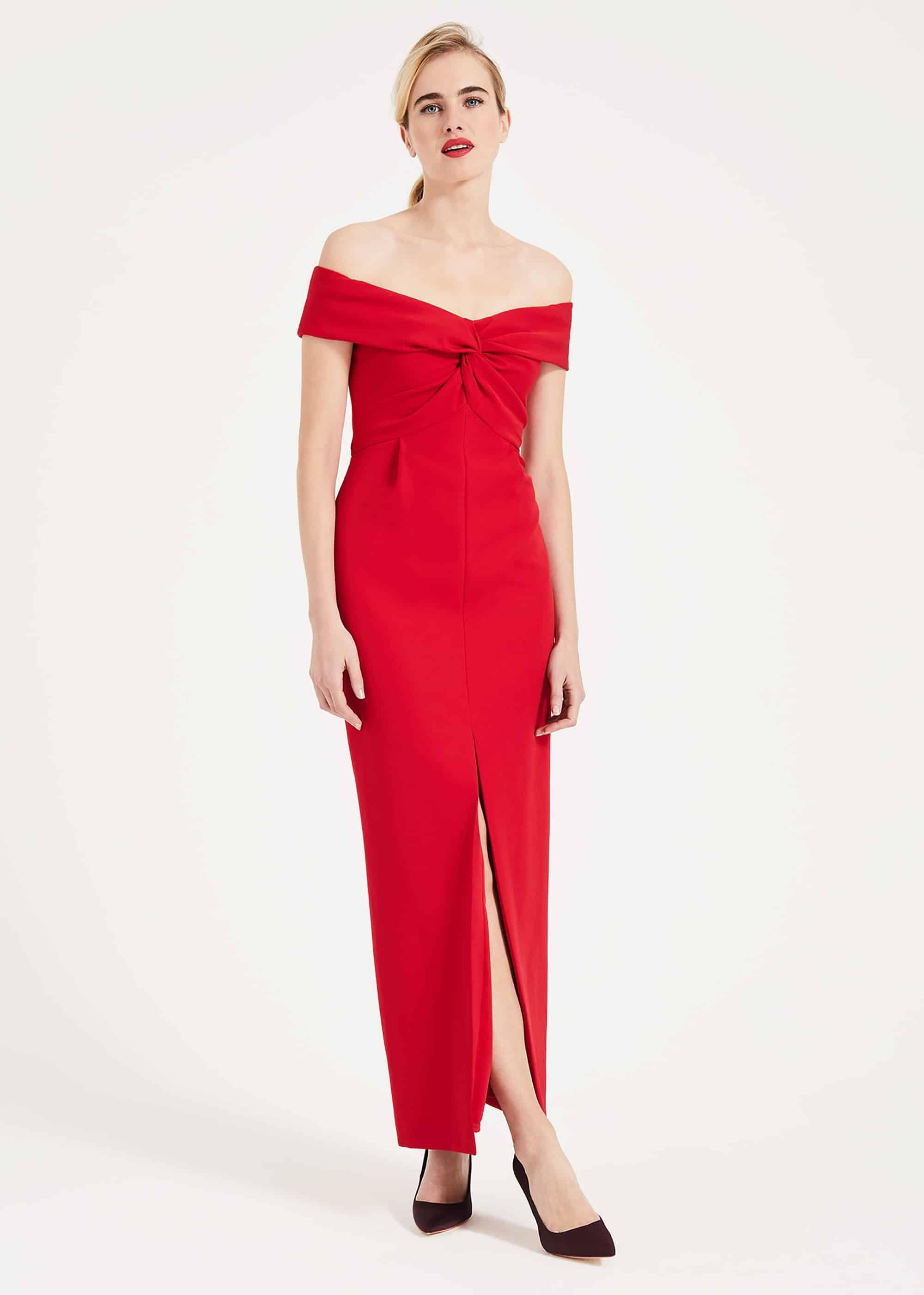 Marcelina Twist Maxi Dress