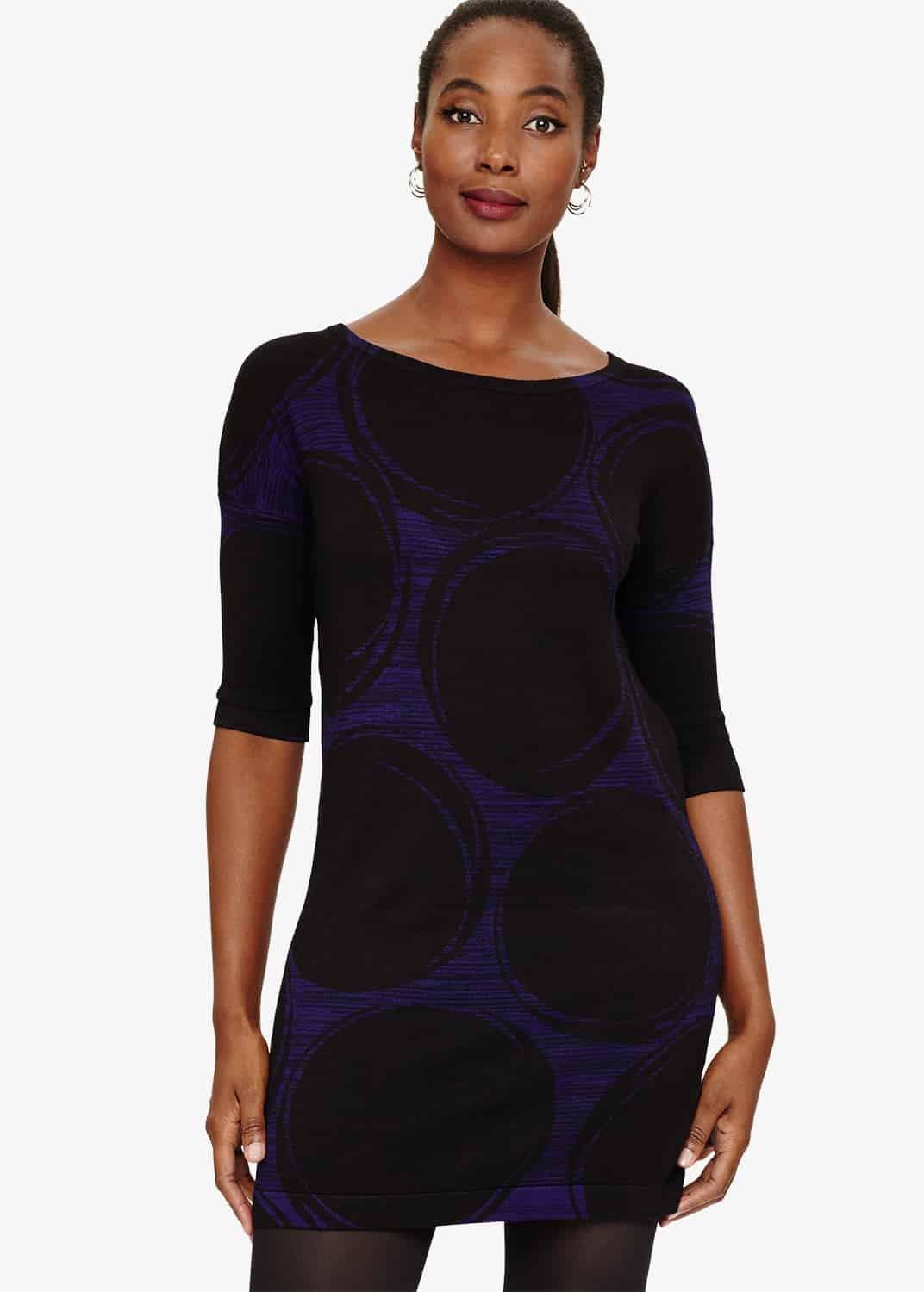 Sammy Spot Knitted Dress