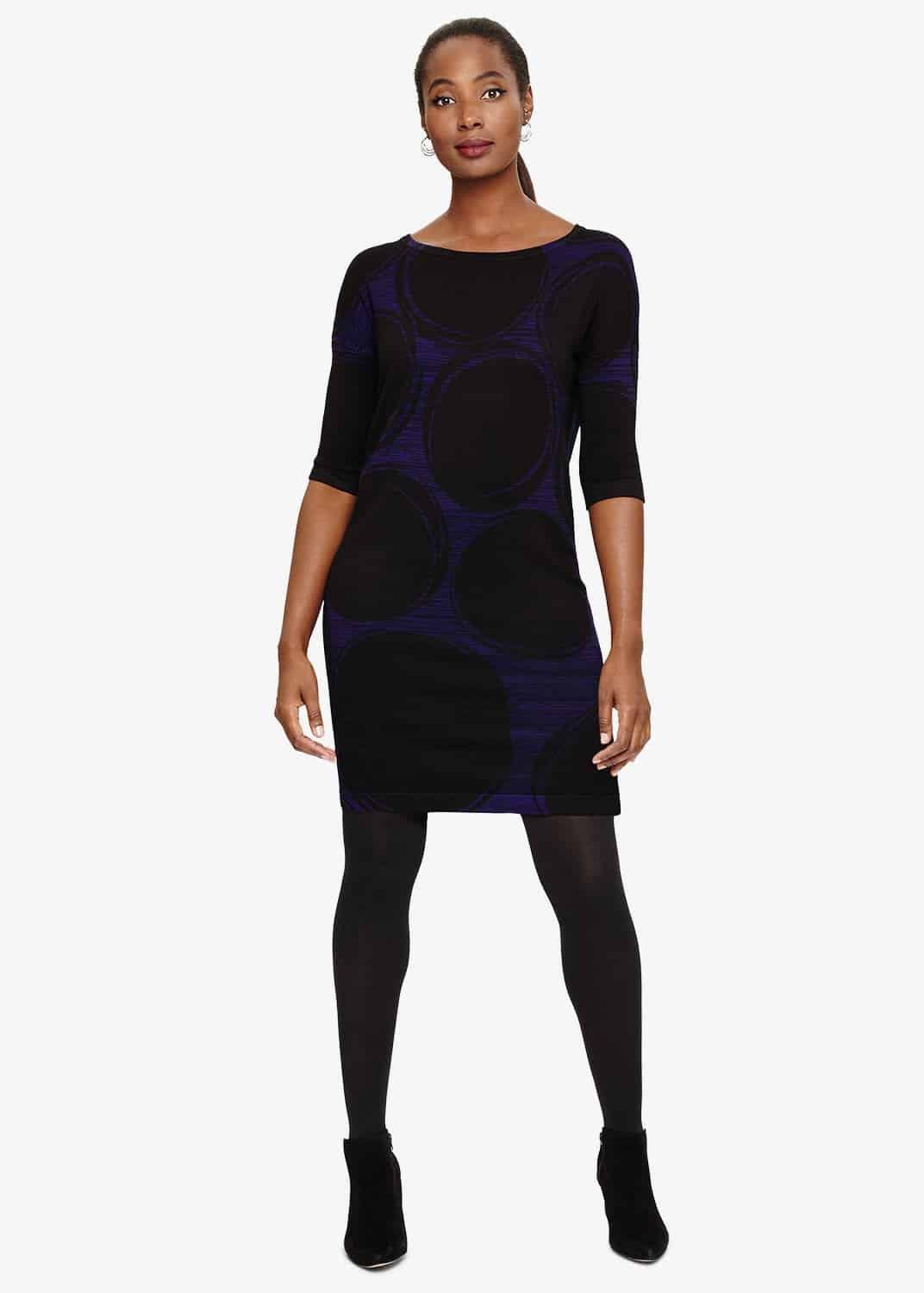 Sammy Spot Knitted Dress