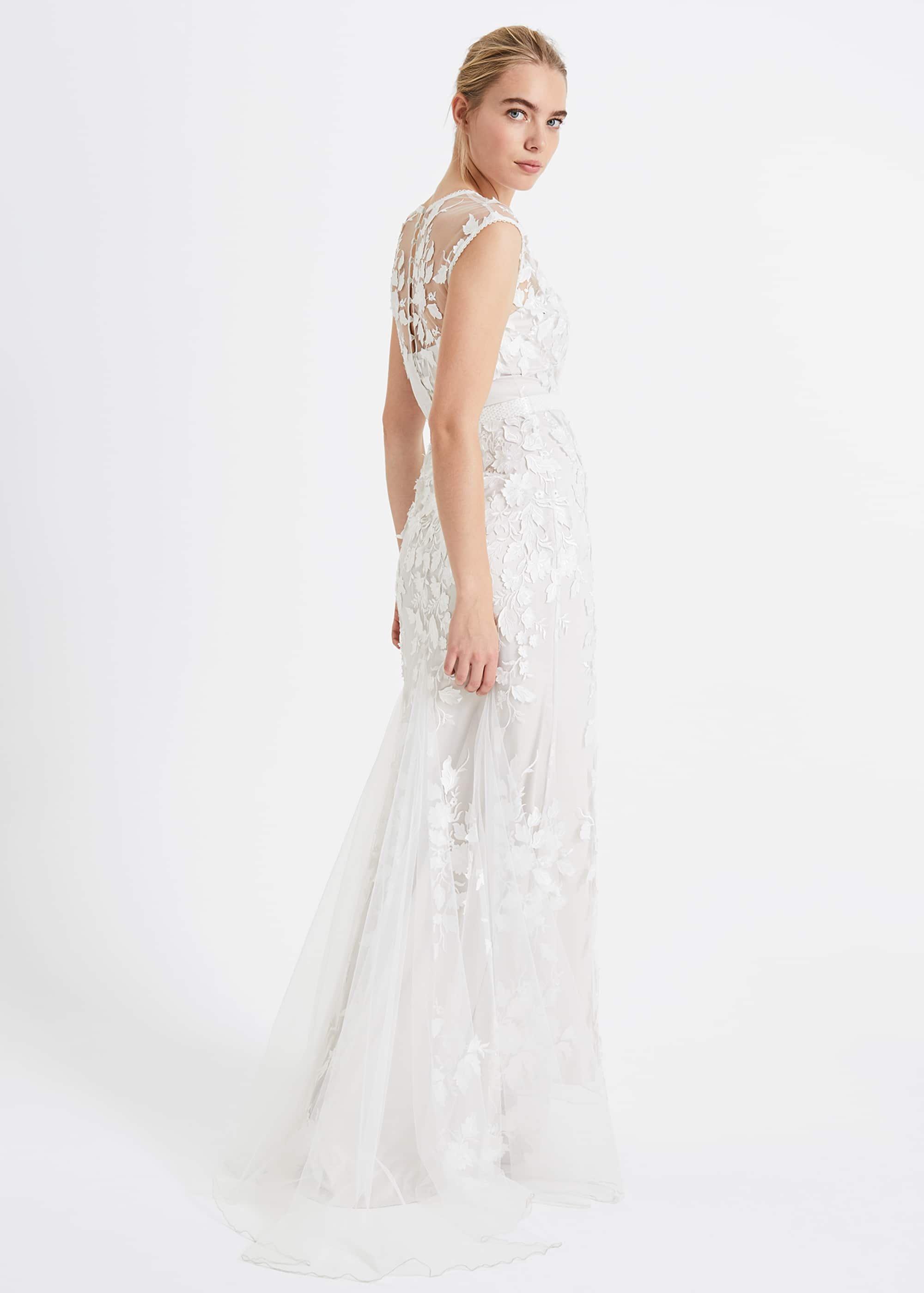 Peony 3d Lace Wedding Dress