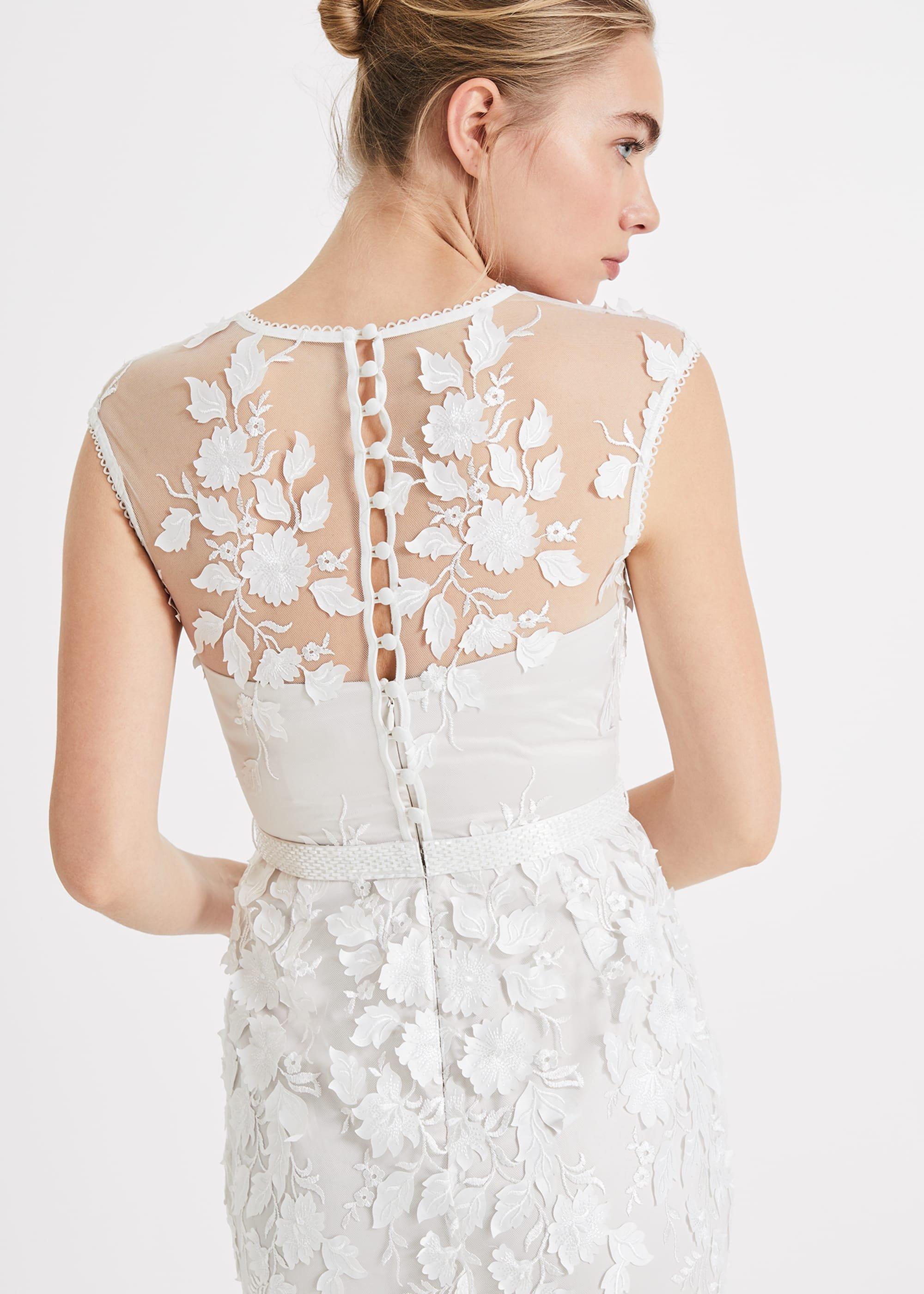 Peony 3d Lace Wedding Dress