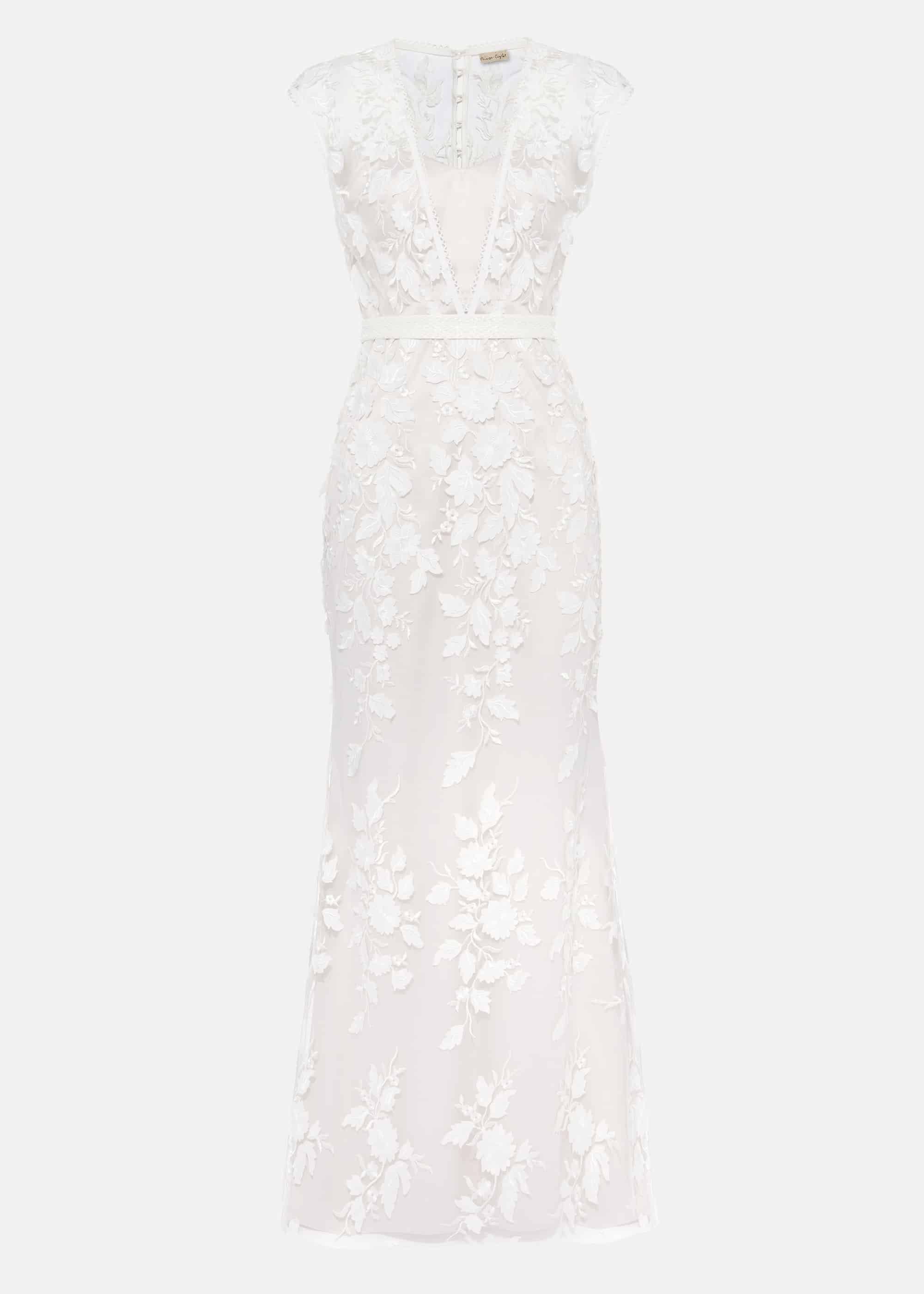 Peony 3d Lace Wedding Dress