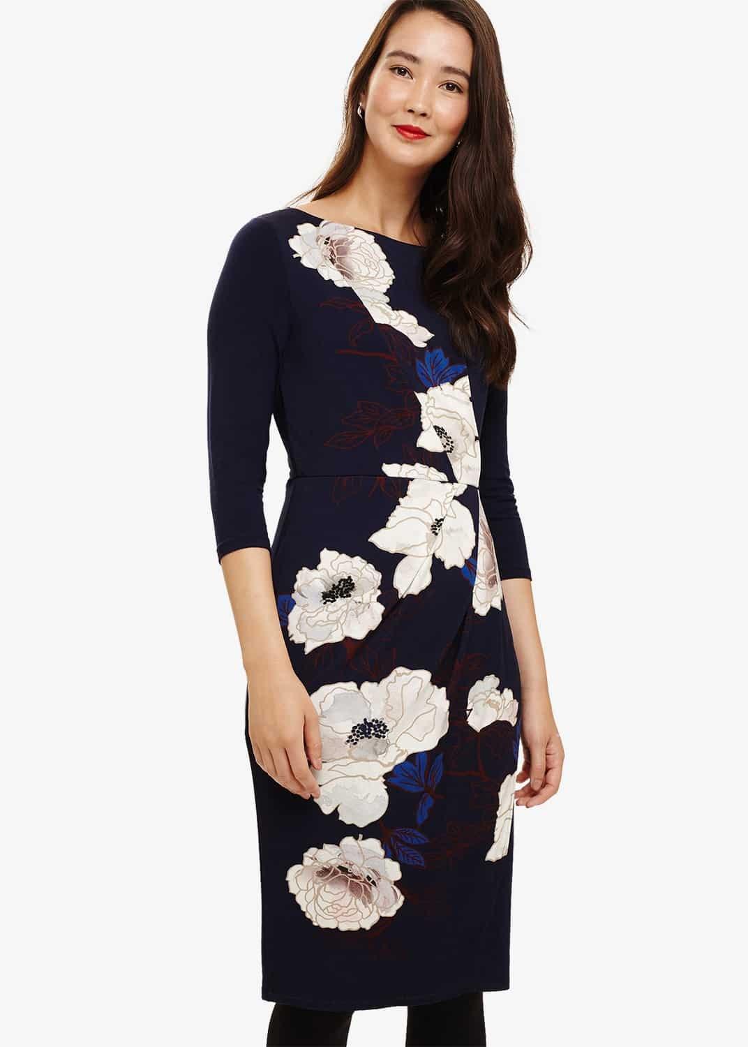 Laudine Print Dress