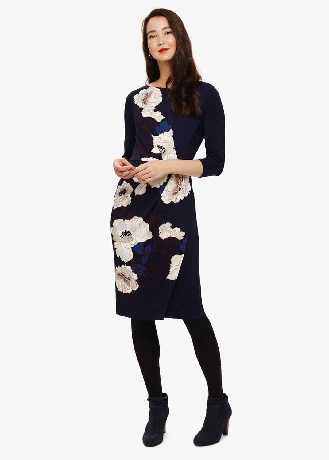 Laudine Print Dress