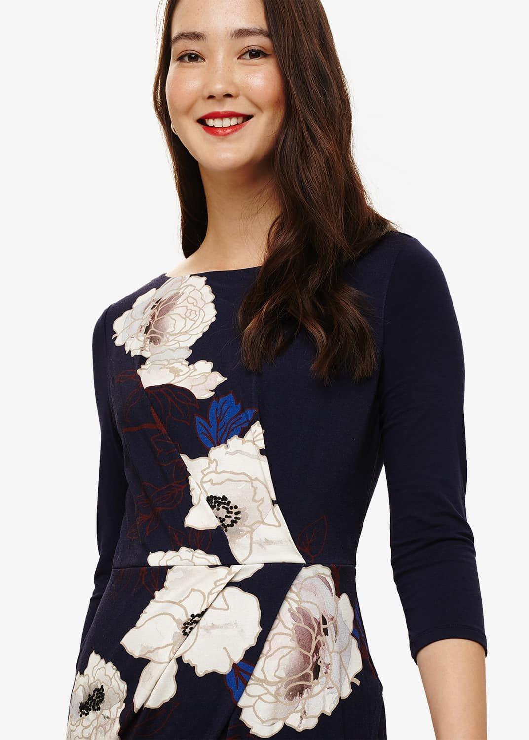 Laudine Print Dress