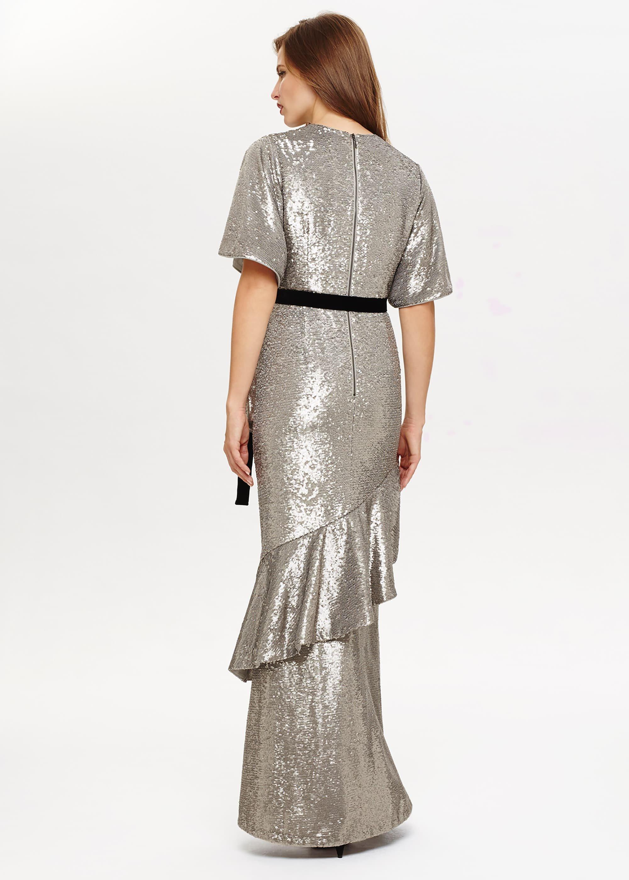 Starlette Sequined Maxi Dress