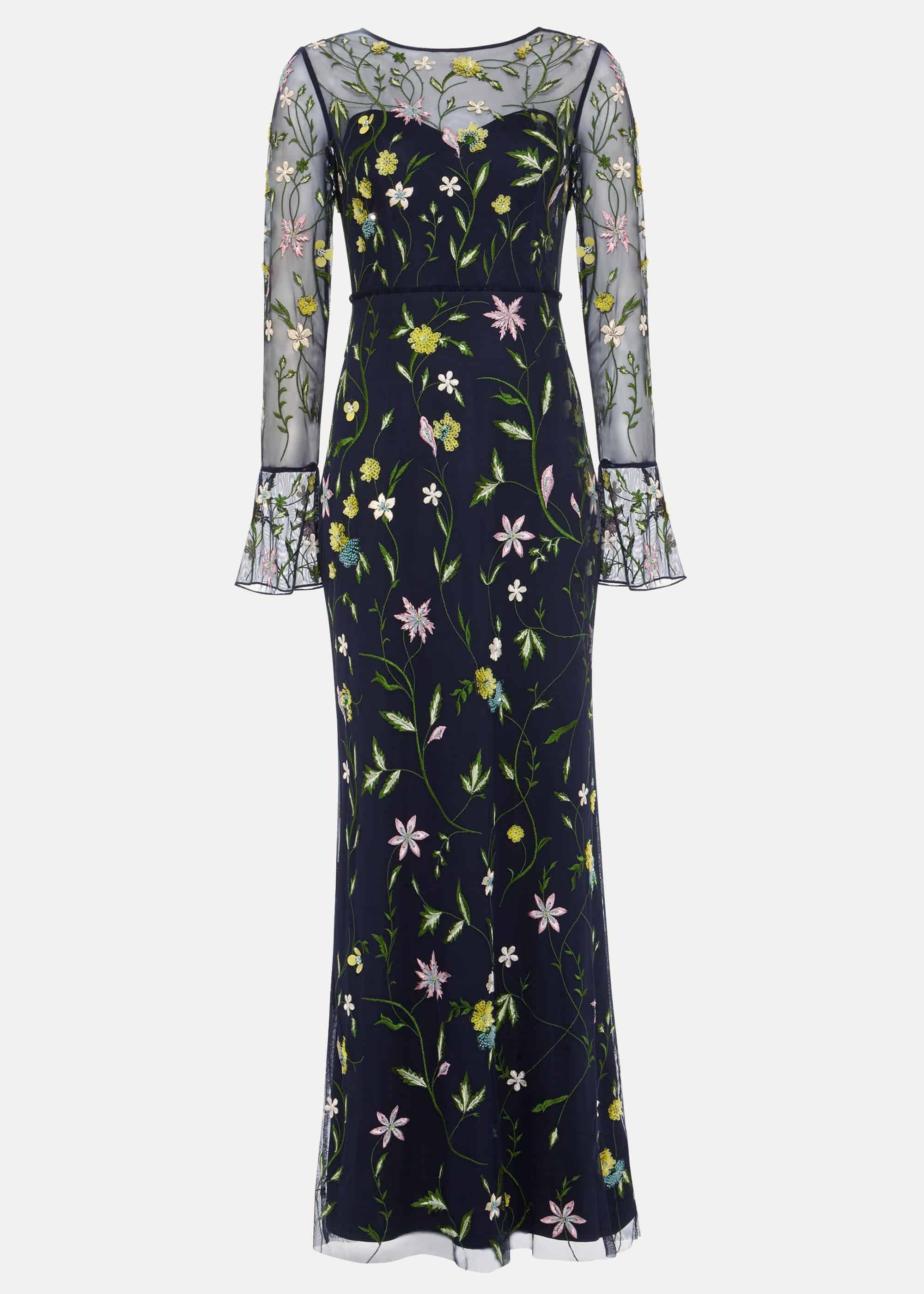 Mallory Embroidered Maxi Dress