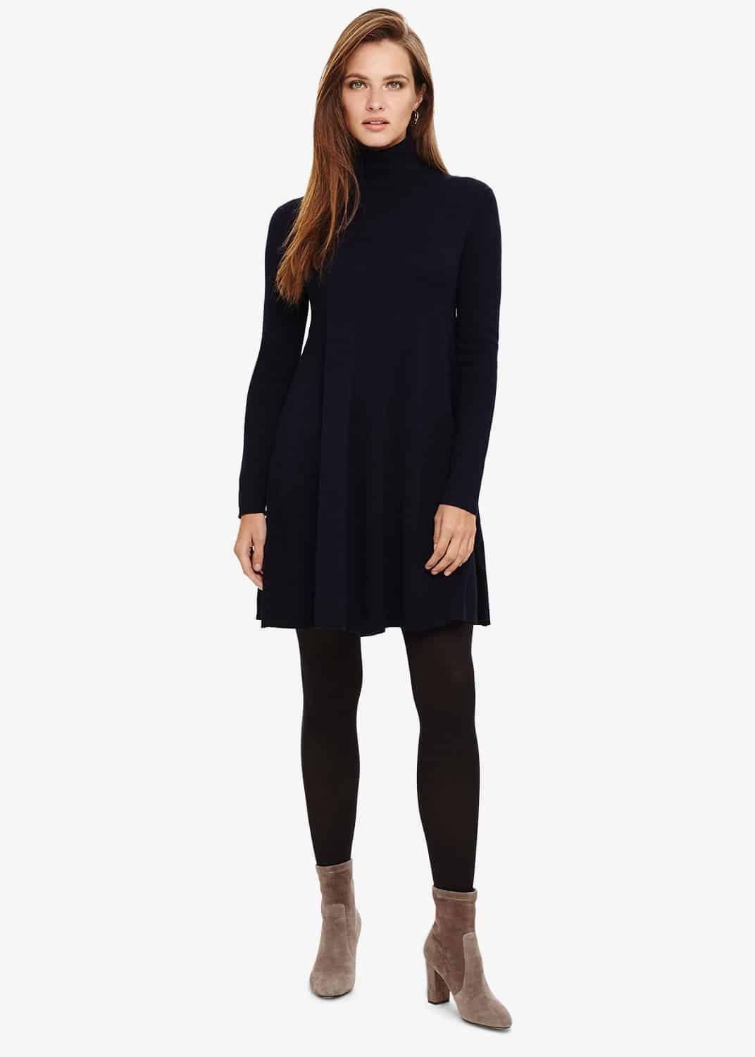 Melody Swing Knitted Tunic Dress