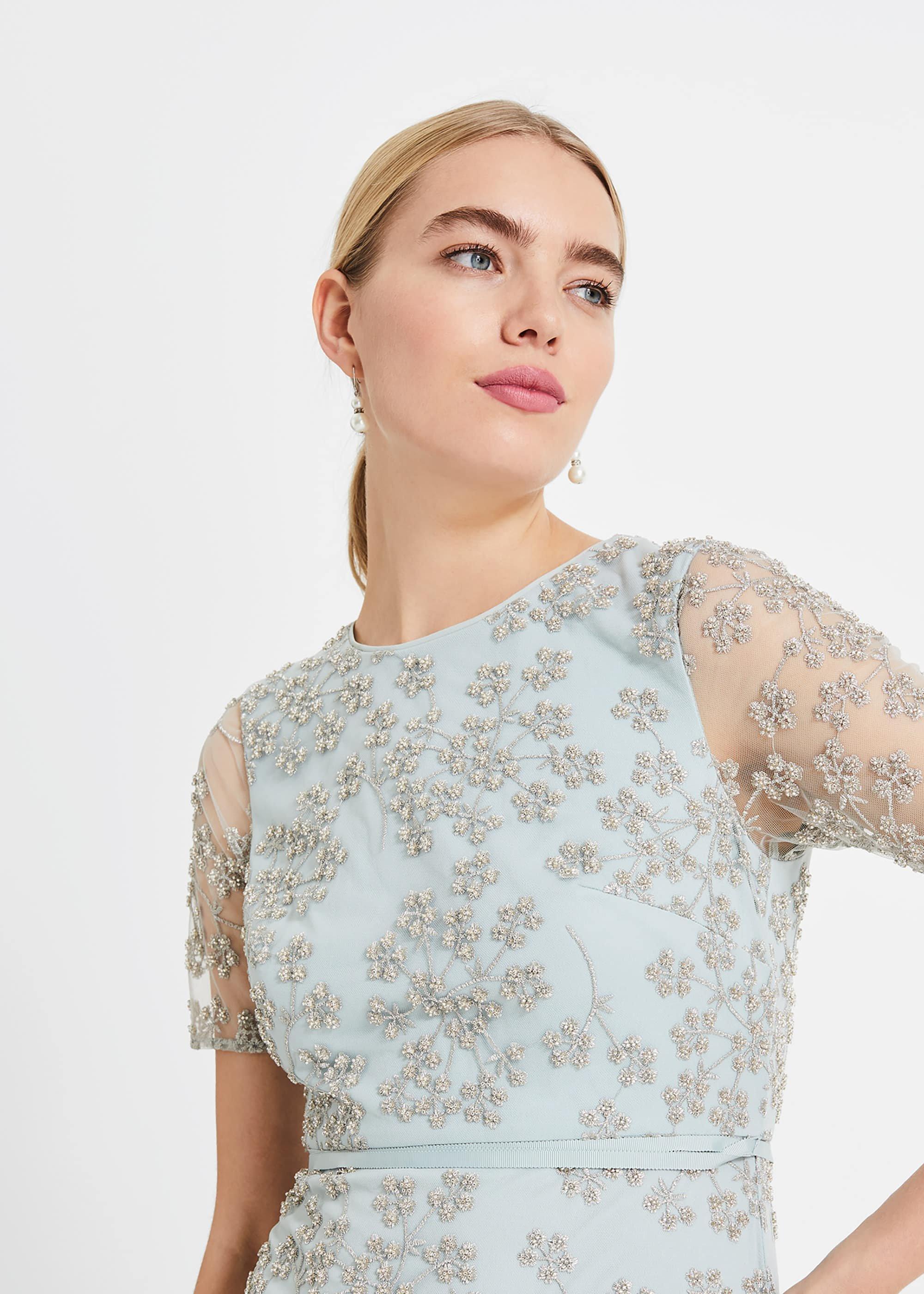Anika Beaded Lace Dress