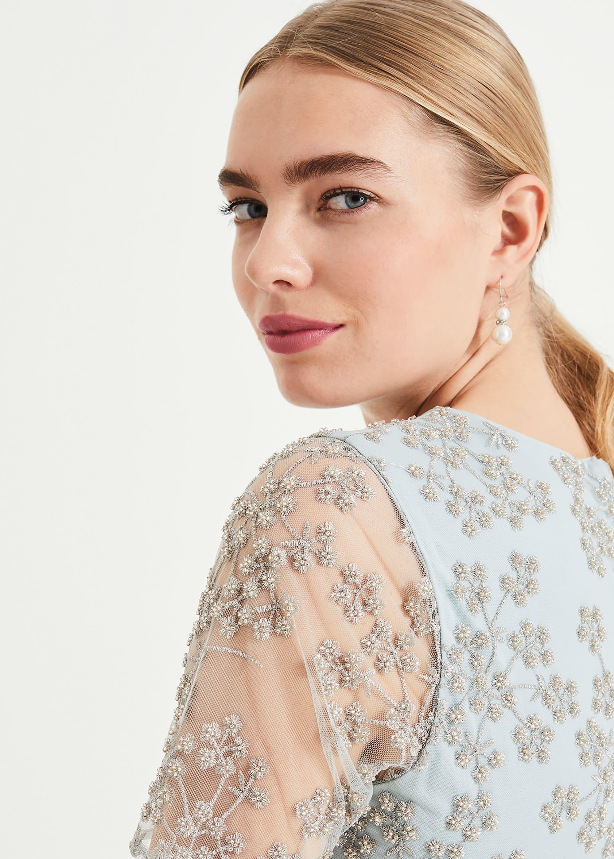 Anika Beaded Lace Dress
