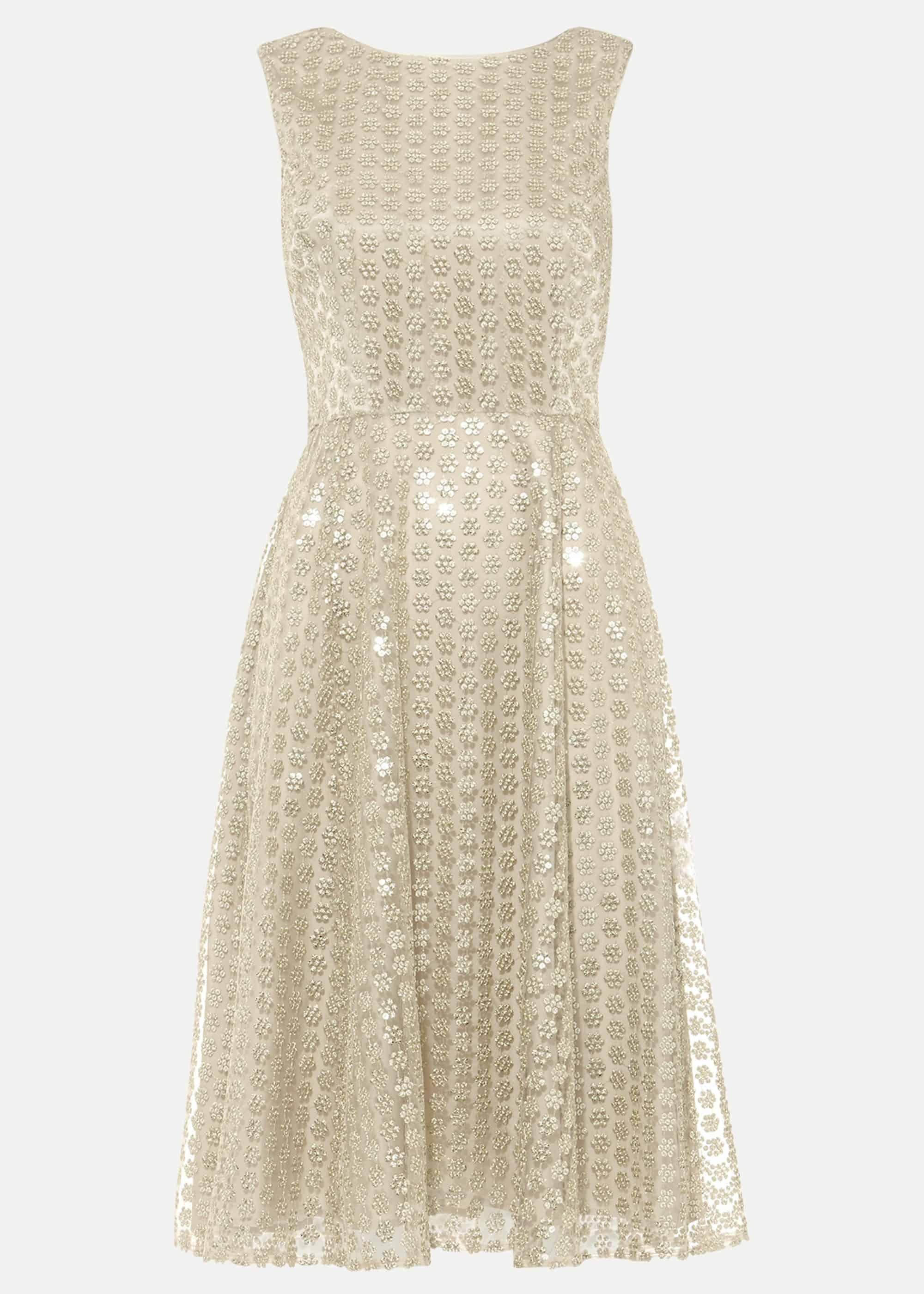 Imani Sequin Flower Dress